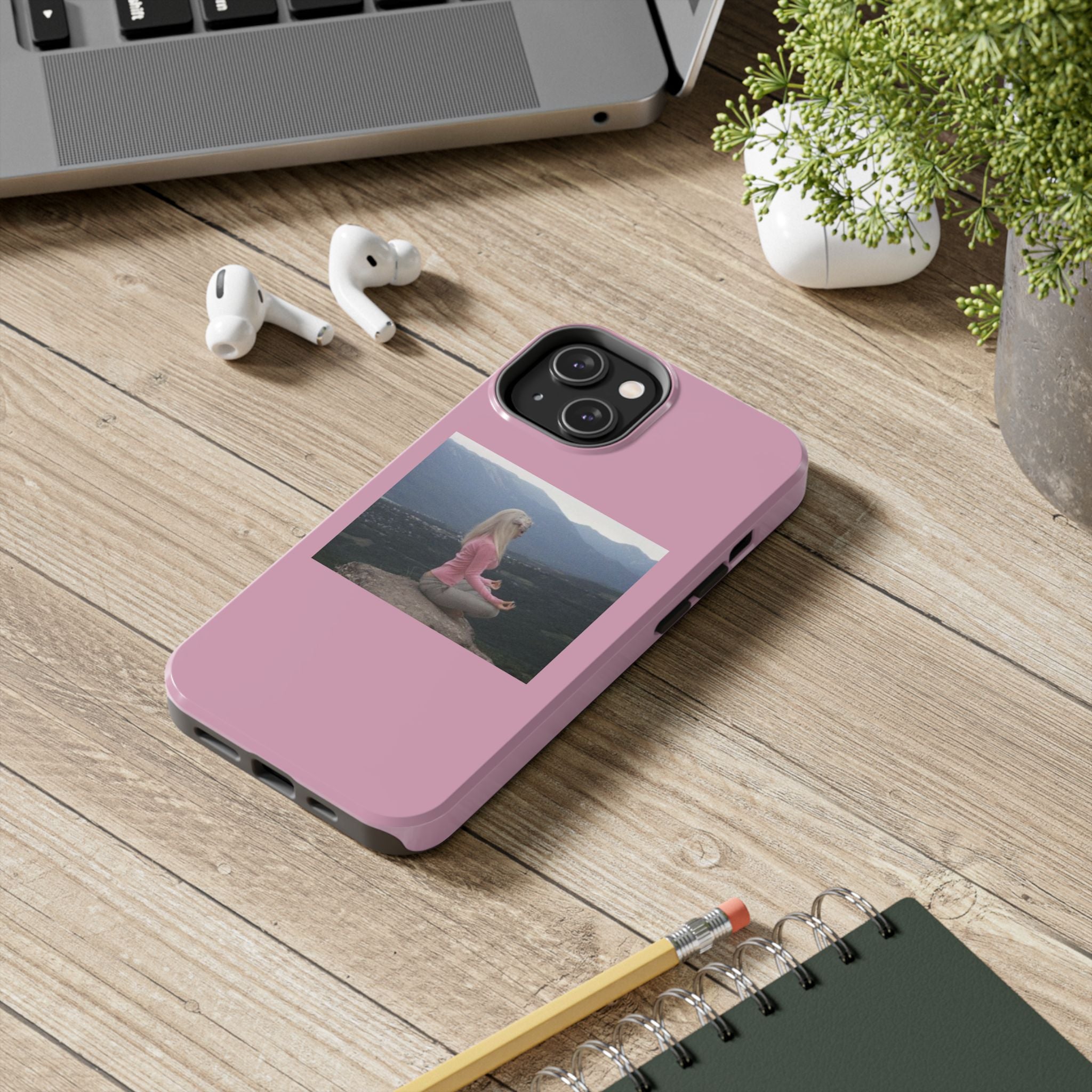 Manifestation Yoga Girl Manifesting Meme Phone Case