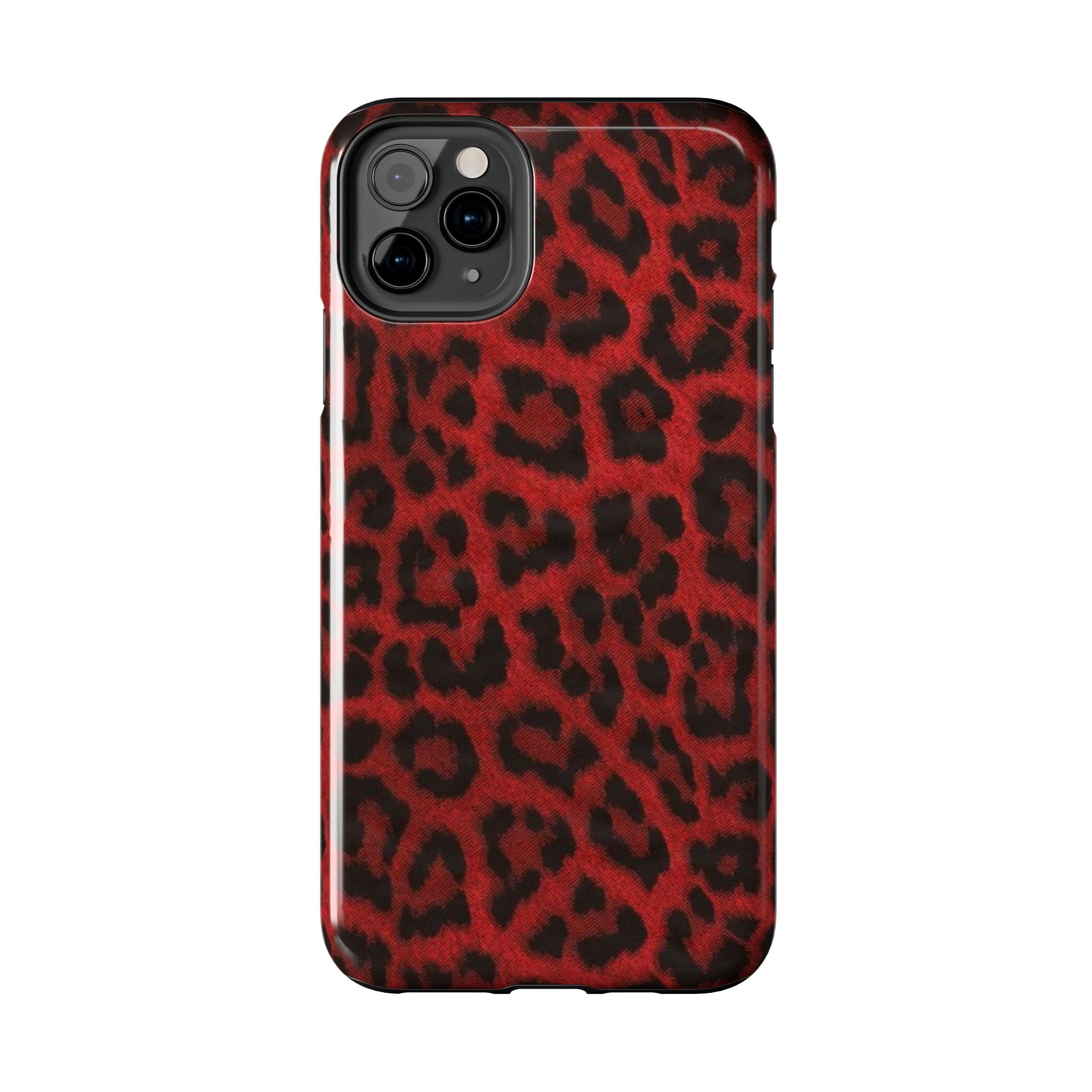 Red Cheetah Leopard Phone Case  - Tough Impact-Resistant Case