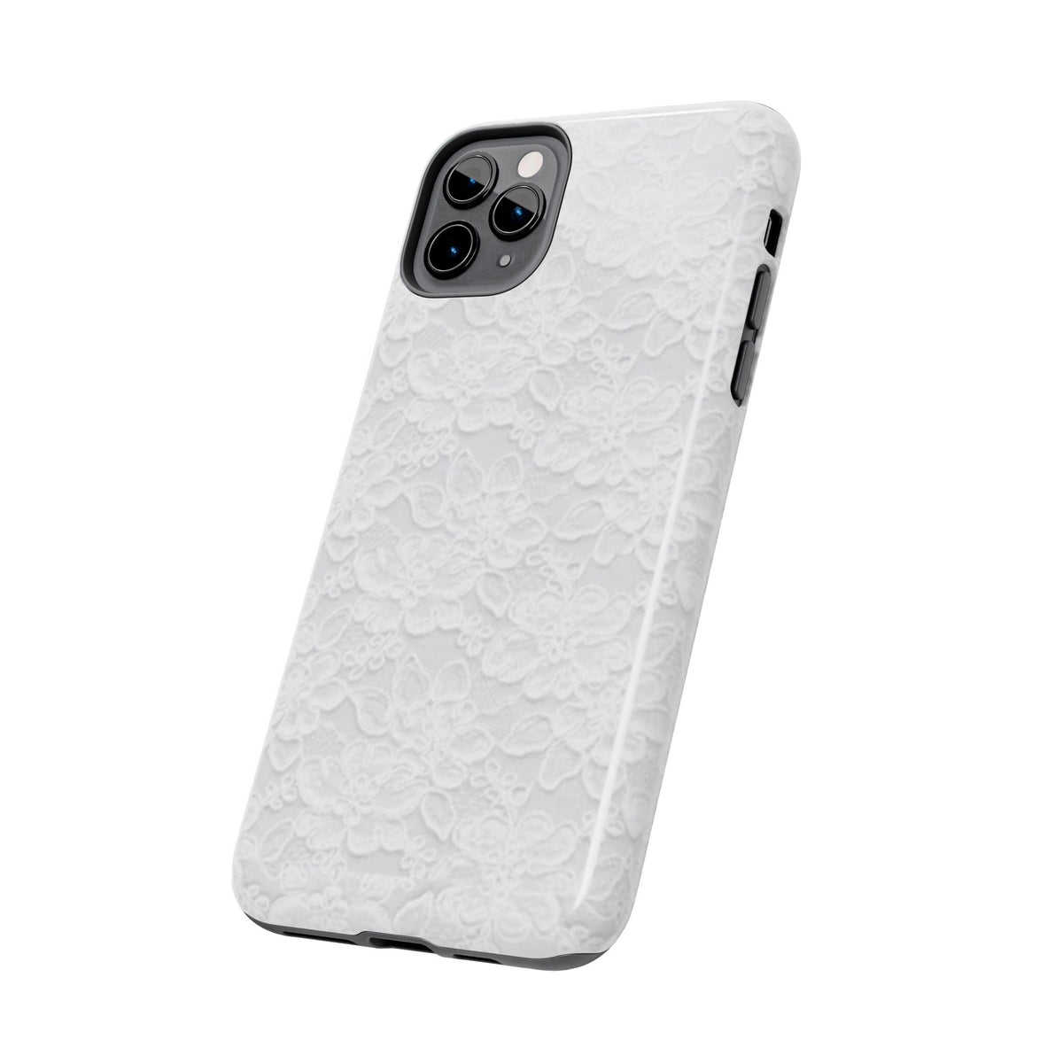 White Lace Coquette Phone Case