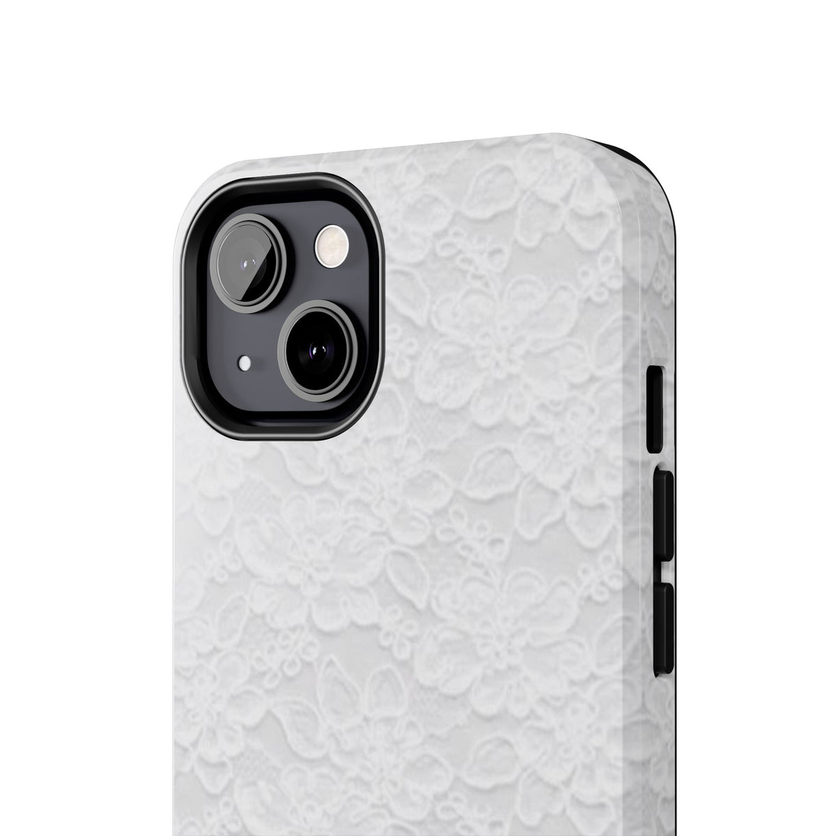 White Lace Coquette Phone Case