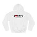 I Heart <3 Cats (its people that annoy me) Unisex College Hoodie