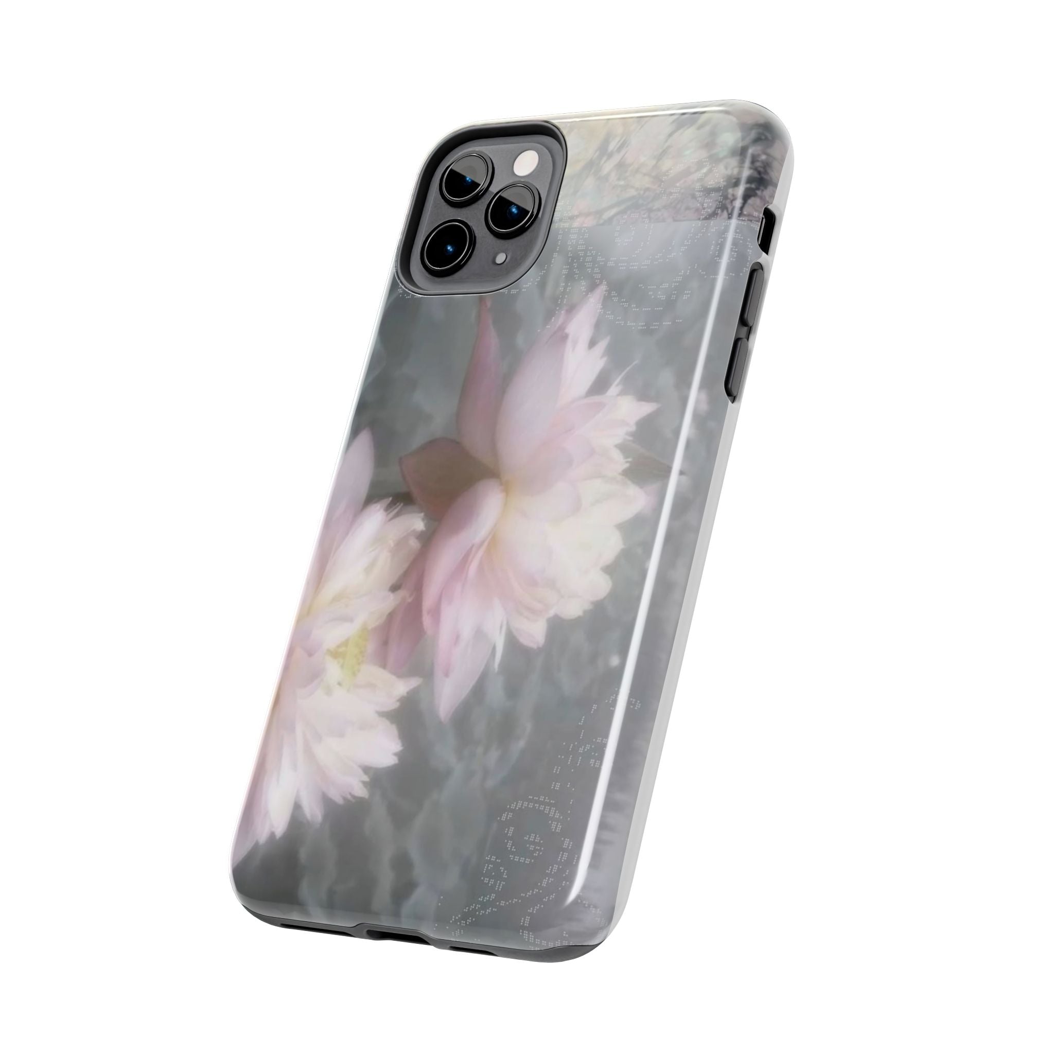 Lotus Flowers Cyber Whimsy Phone Case