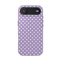 Purple Polka Dot Phone Case  - Tough Impact-Resistant Case