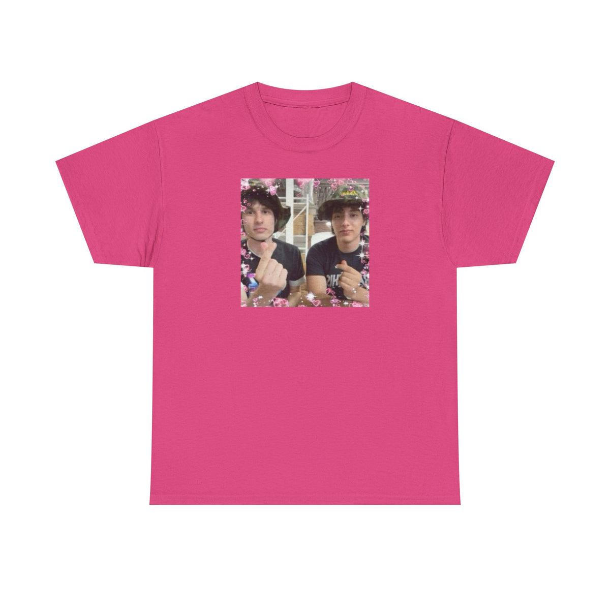 Proud Slushy Noobz Kawaii Cute Pic Martin and Hamzah Fan Merch Unisex Heavy Cotton Tee