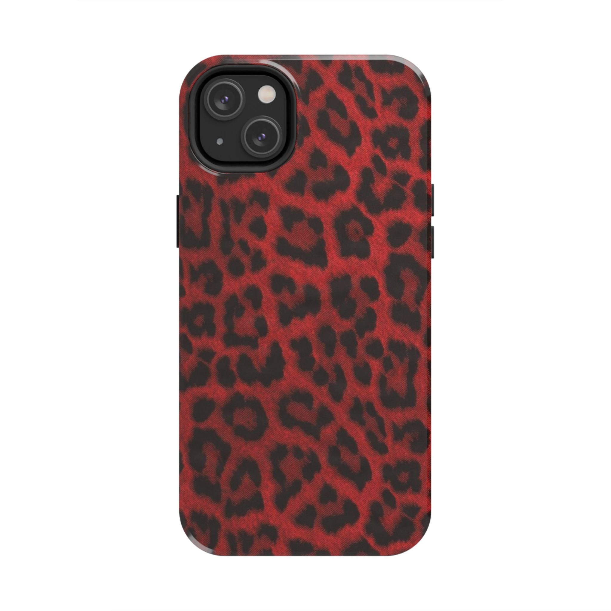 Red Cheetah Leopard Phone Case  - Tough Impact-Resistant Case