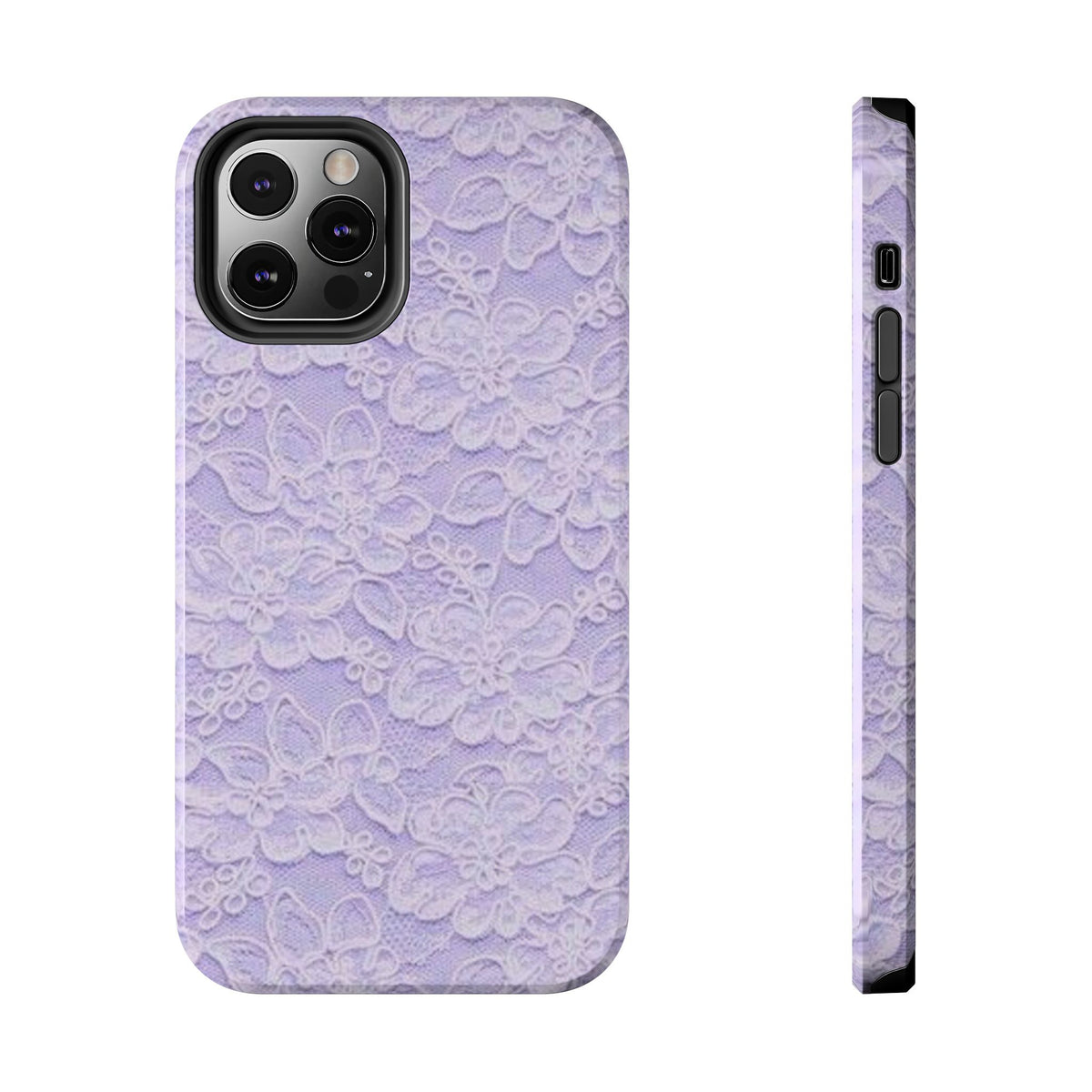 Purple Lace Cute Coquette Phone Case