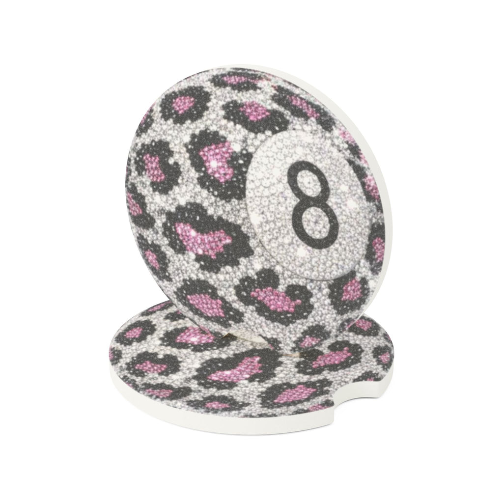 Pool Ball Cute Soapstone Car Coaster
