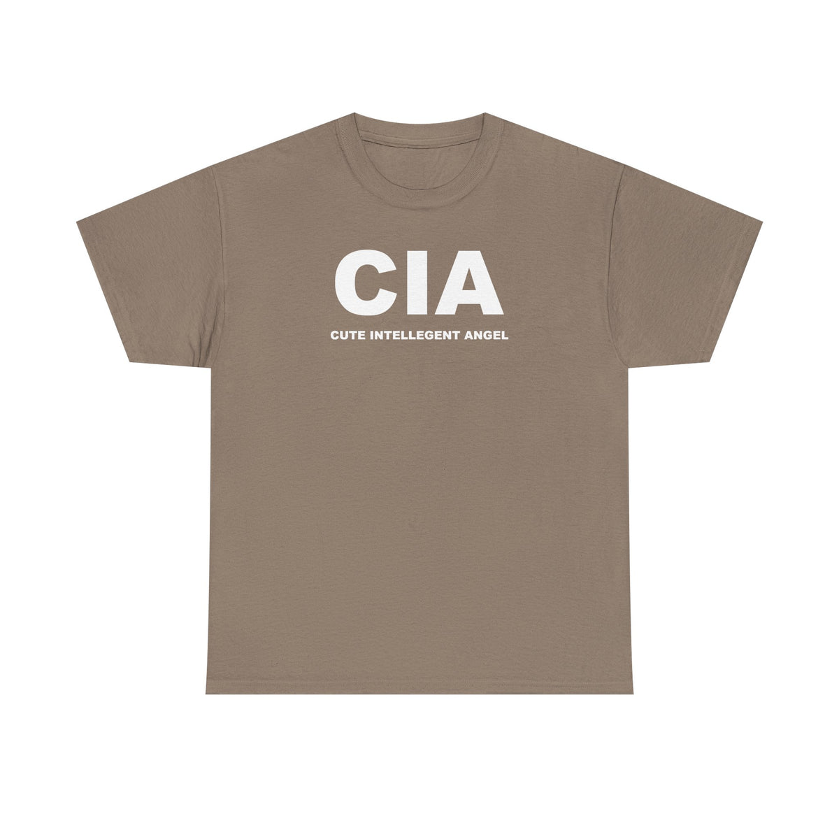CIA Cute Intelligent Angel 100% Cotton Tee