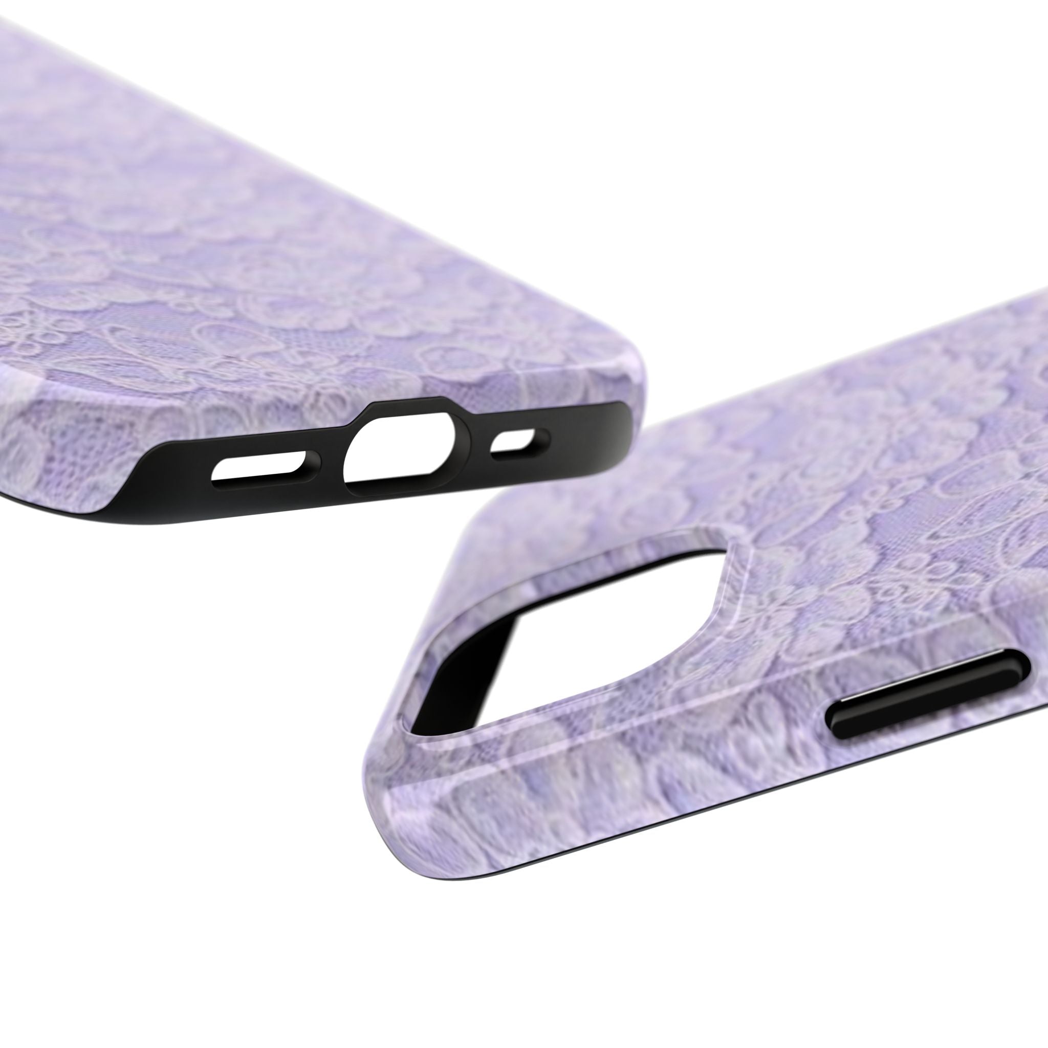 Purple Lace Cute Coquette Phone Case