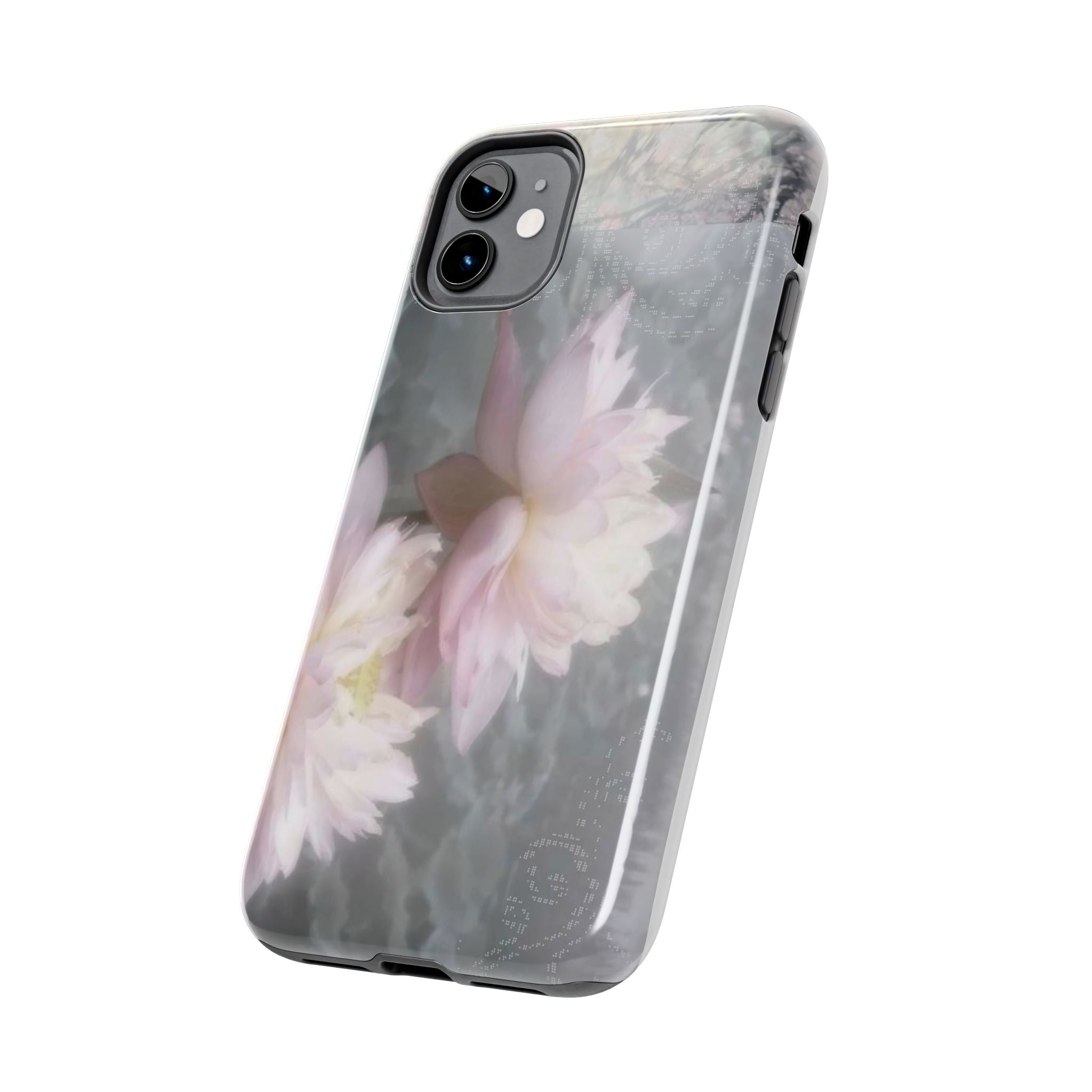 Lotus Flowers Cyber Whimsy Phone Case