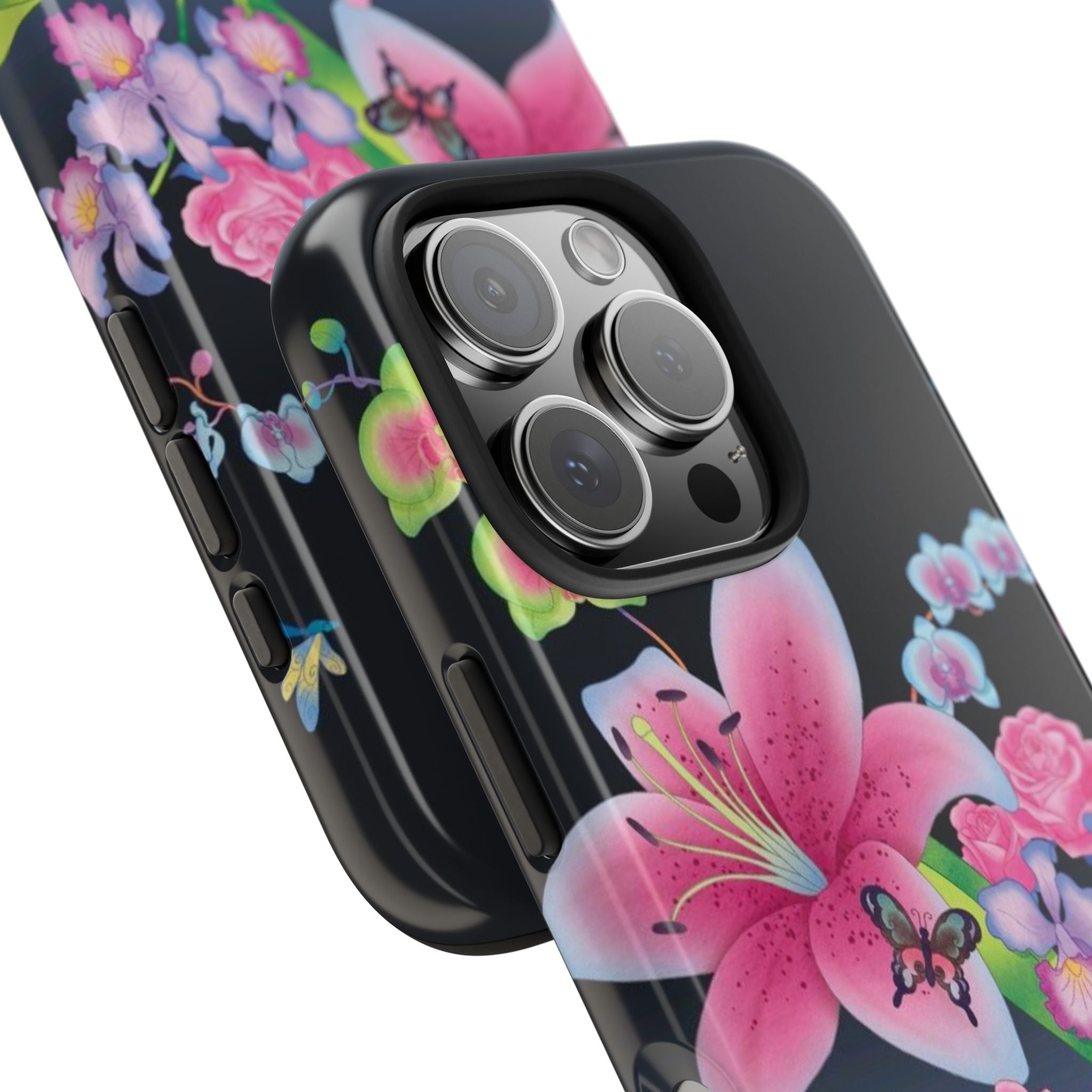 Bright Lily and Orchid  Phone Case