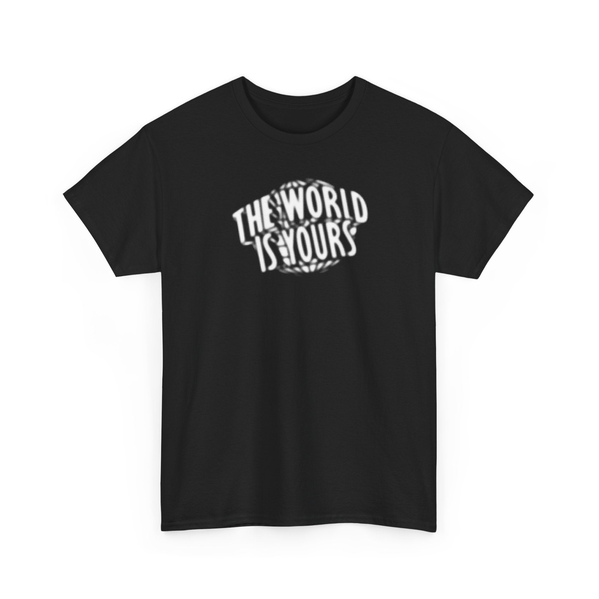 The World is Yours Faded Print 100% Cotton Tee