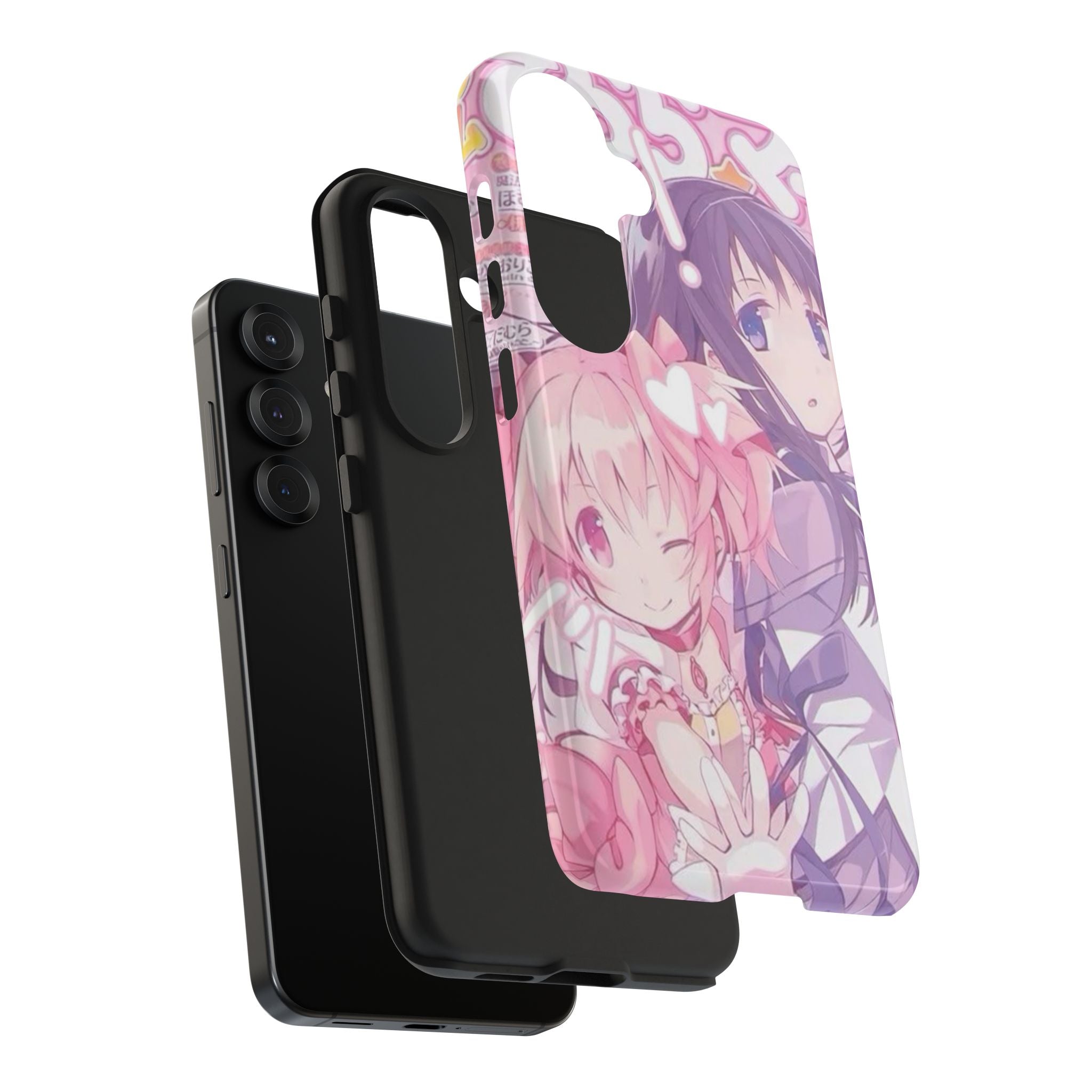 Cute Pink and Purple Anime Phone Case