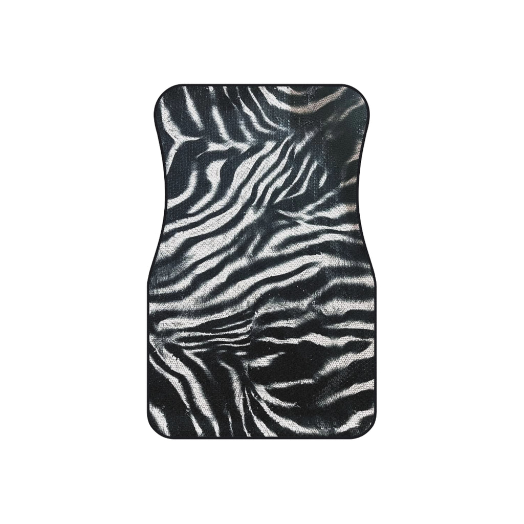 Zebra Car Floor Mats (2x Front)