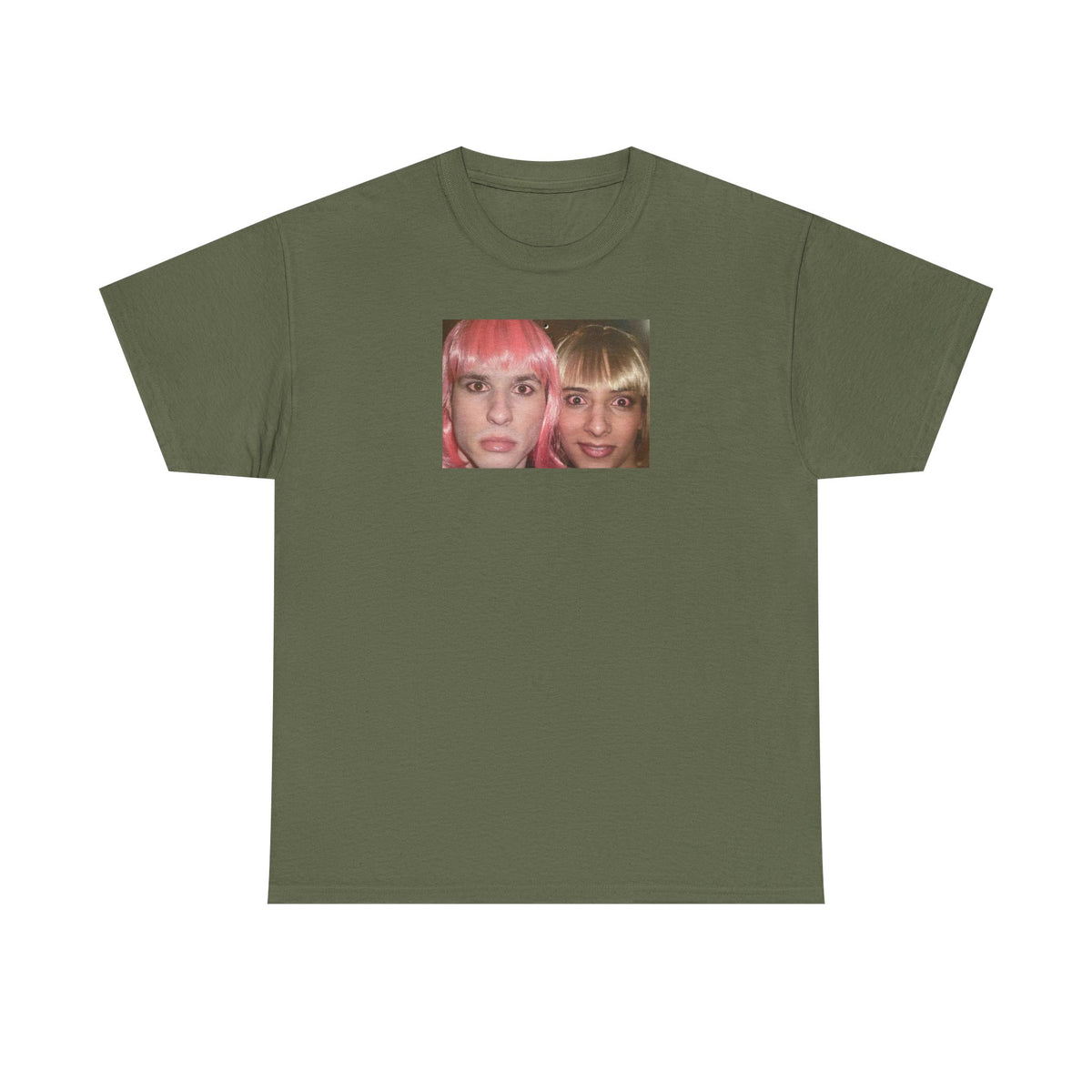 Proud Slushy Noobz Martin and Hamzah Funny Faded Wig Pic Fan Merch - 100% Cotton Tee