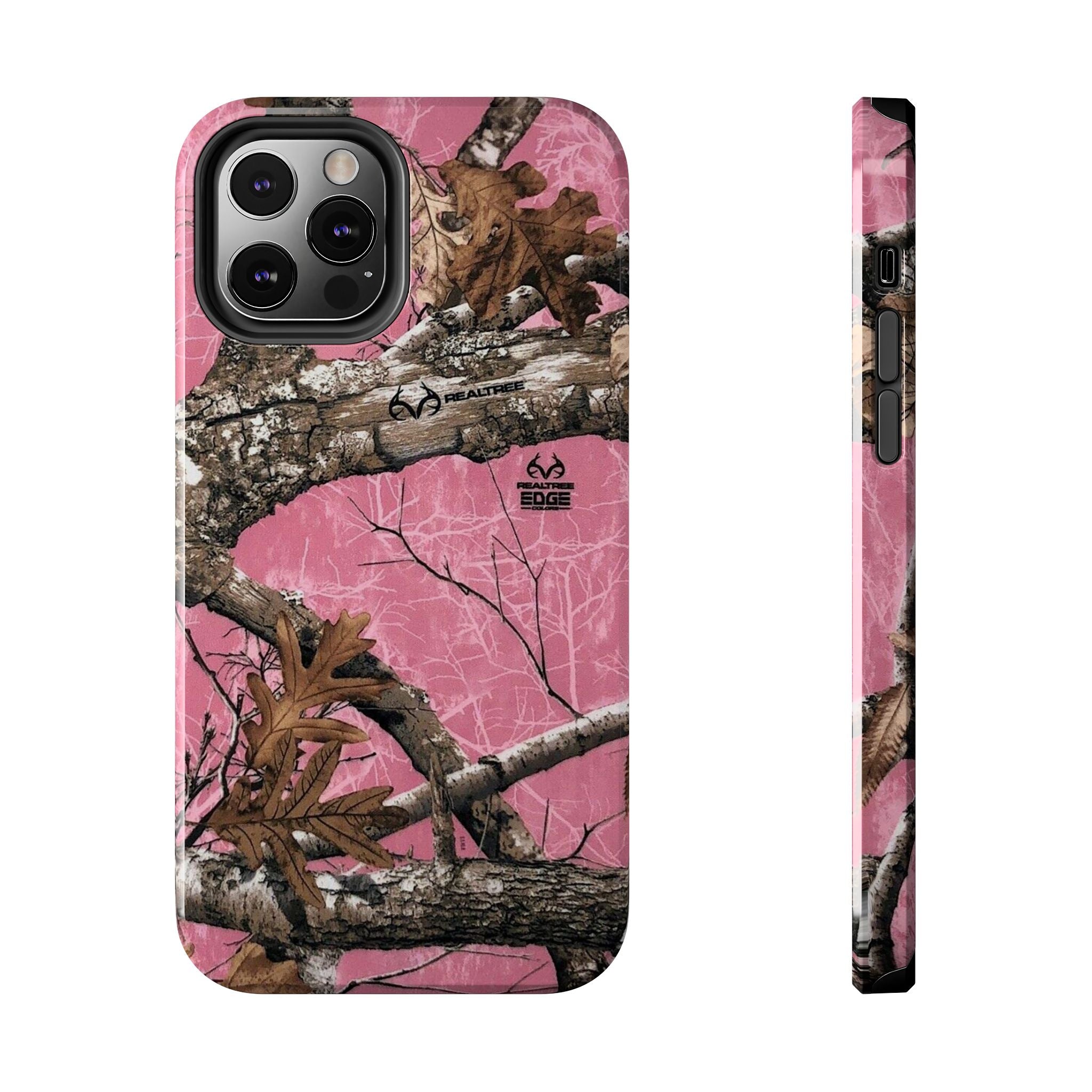 Pink Camo Real Tree Phone Case  - Tough Impact-Resistant Case