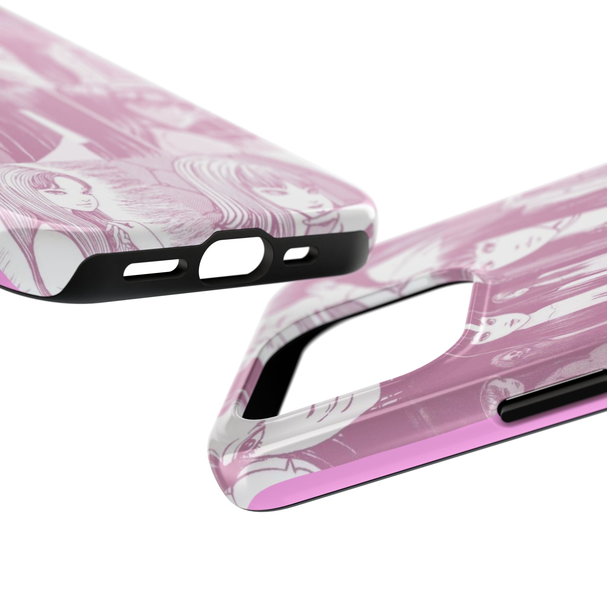 Cute Pink Anime Girl Comic BookPhone Case  - Tough Impact-Resistant Cases