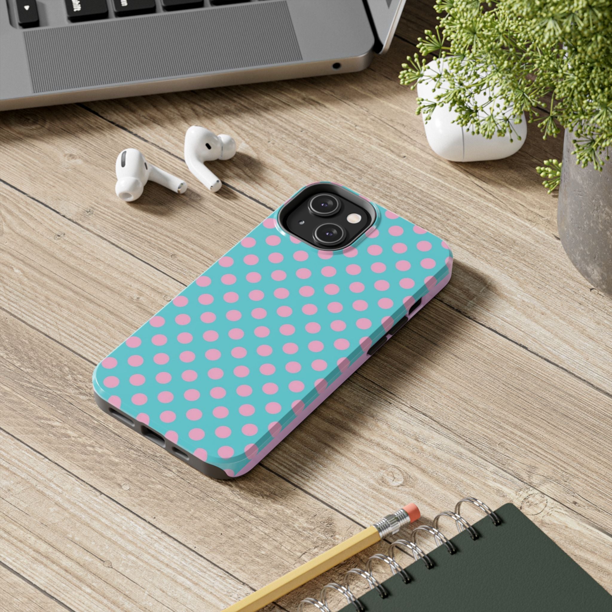 Teal and Pink Tumblr Phone Case