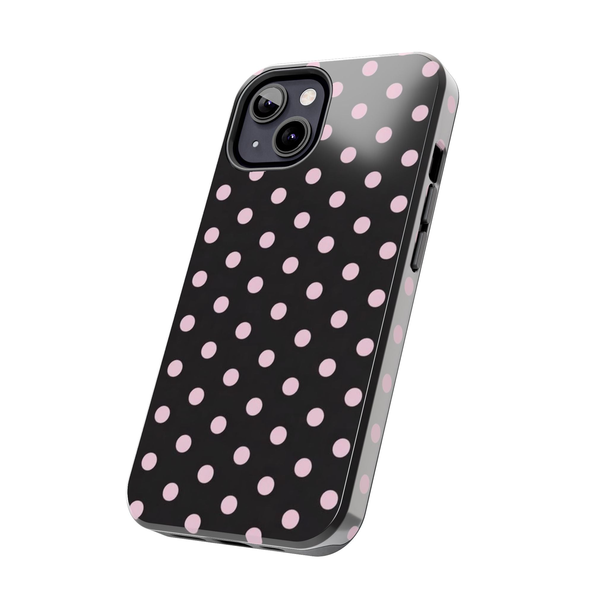 Black and Pink Spots Phone Case