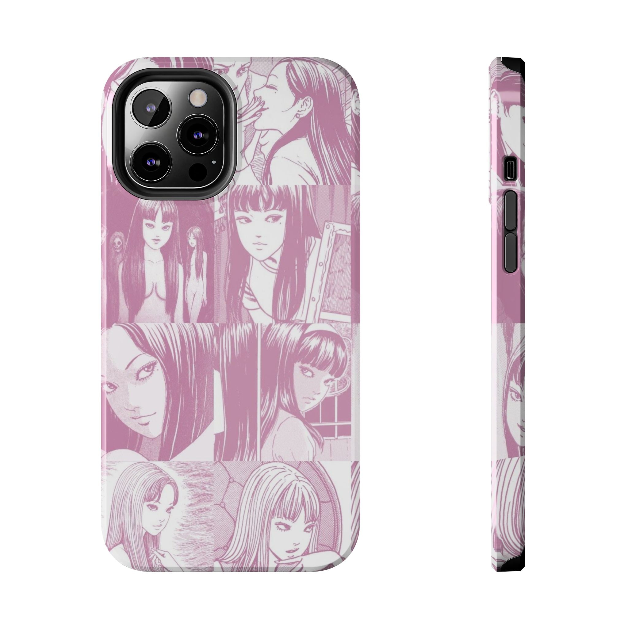 Cute Pink Anime Girl Comic BookPhone Case  - Tough Impact-Resistant Cases