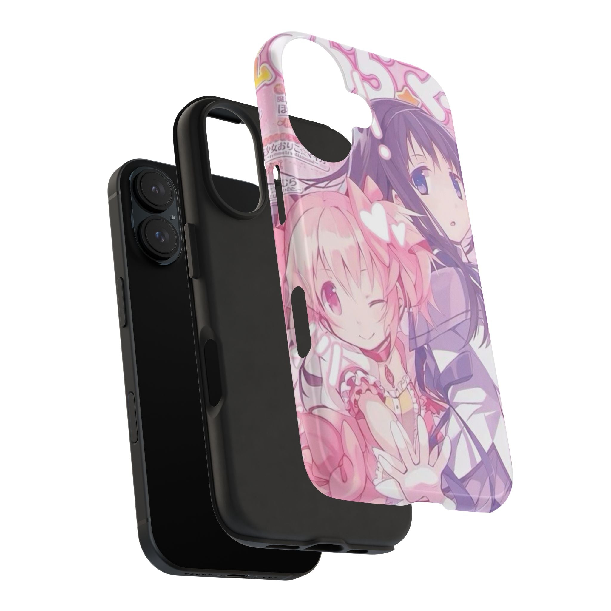 Cute Pink and Purple Anime Phone Case