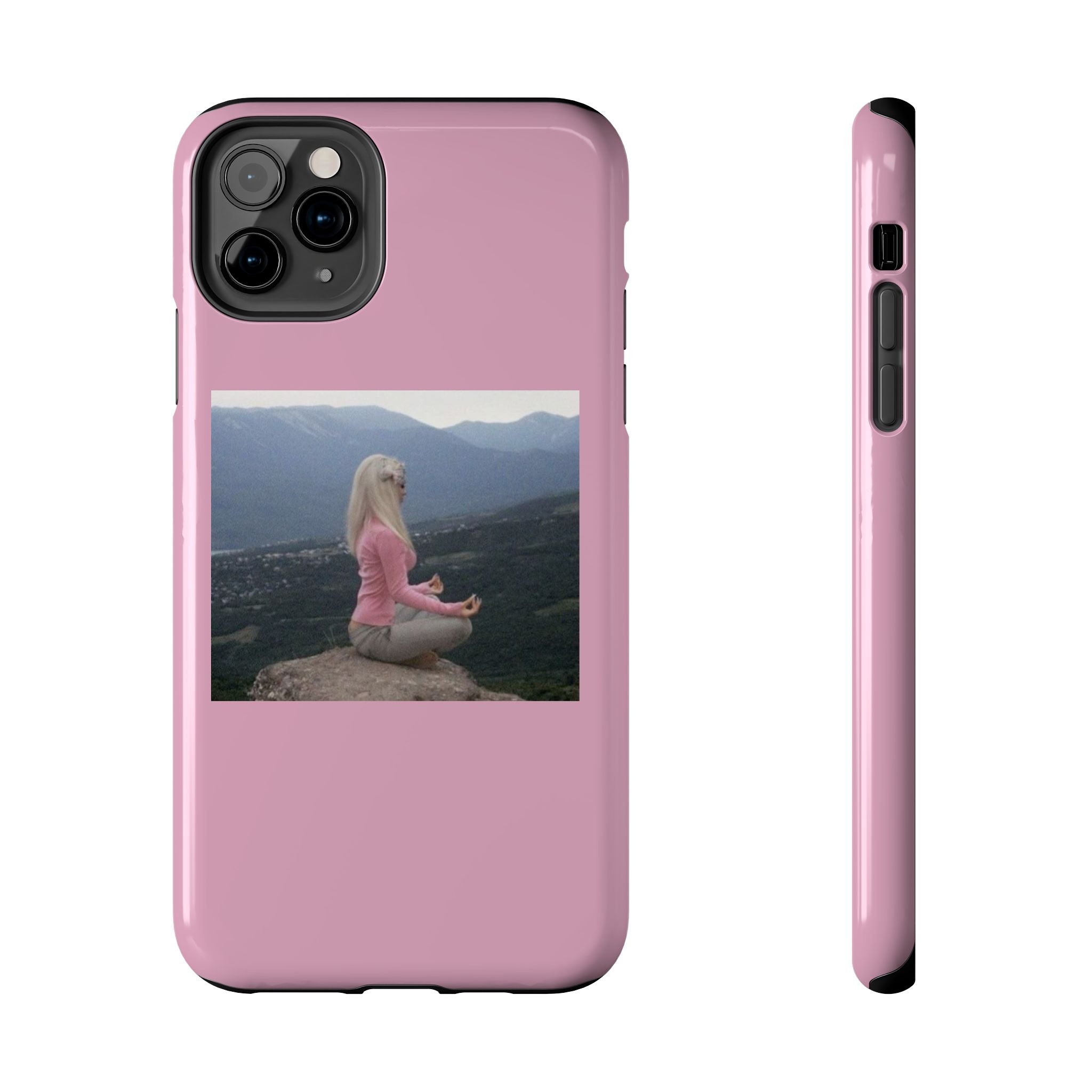Manifestation Yoga Girl Manifesting Meme Phone Case