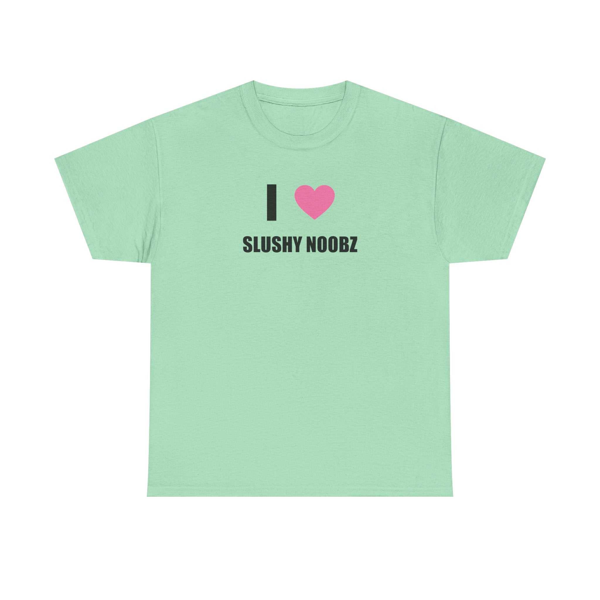 I Love Slushy Noobz Unisex Heavy Cotton Tee