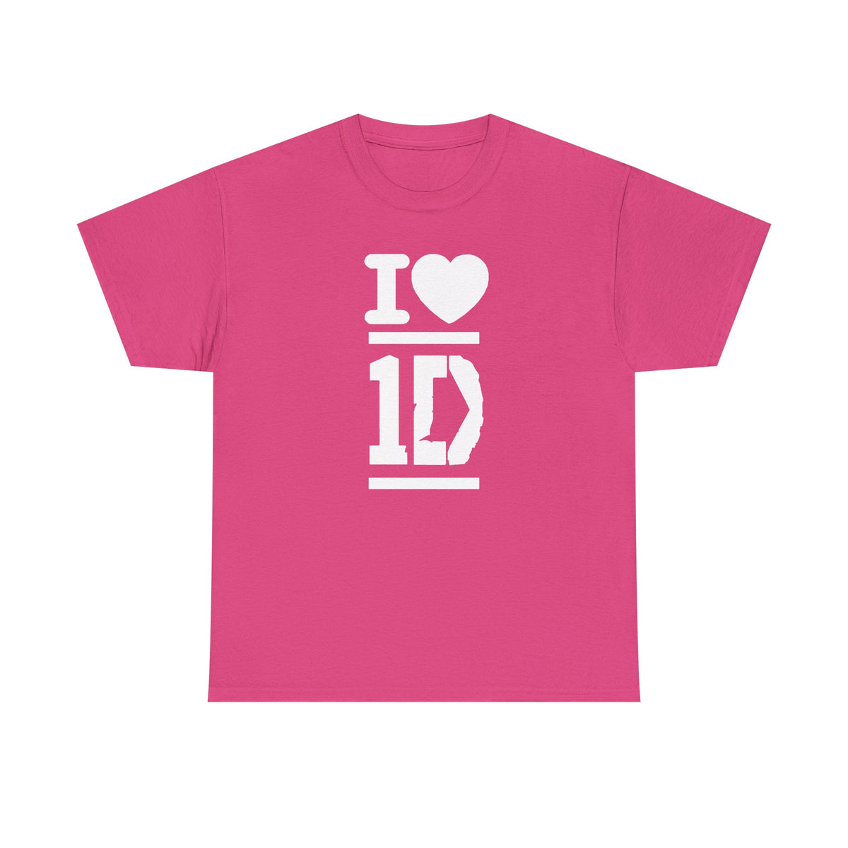 One Direction Shirt I heart 1D Harry Styles Lyric Inspired 100% Cotton Shirt