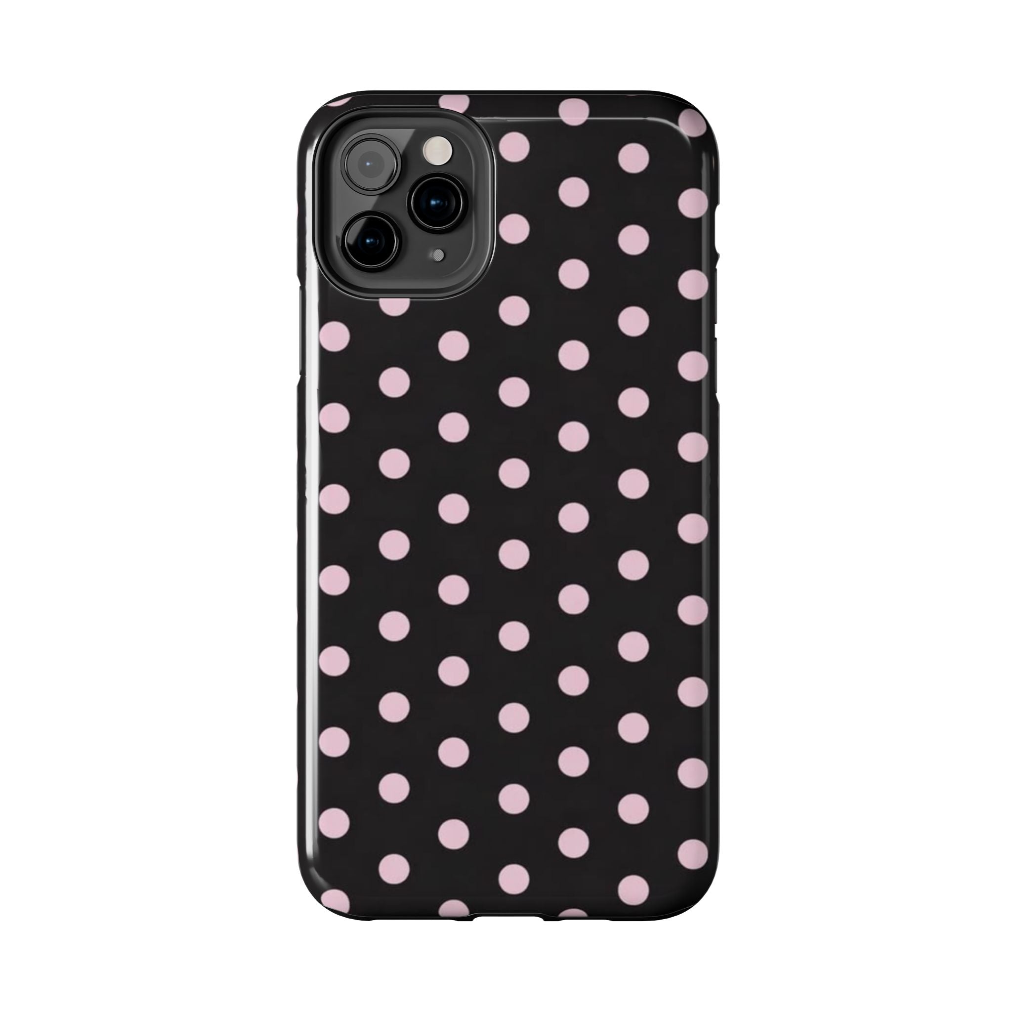 Black and Pink Spots Phone Case