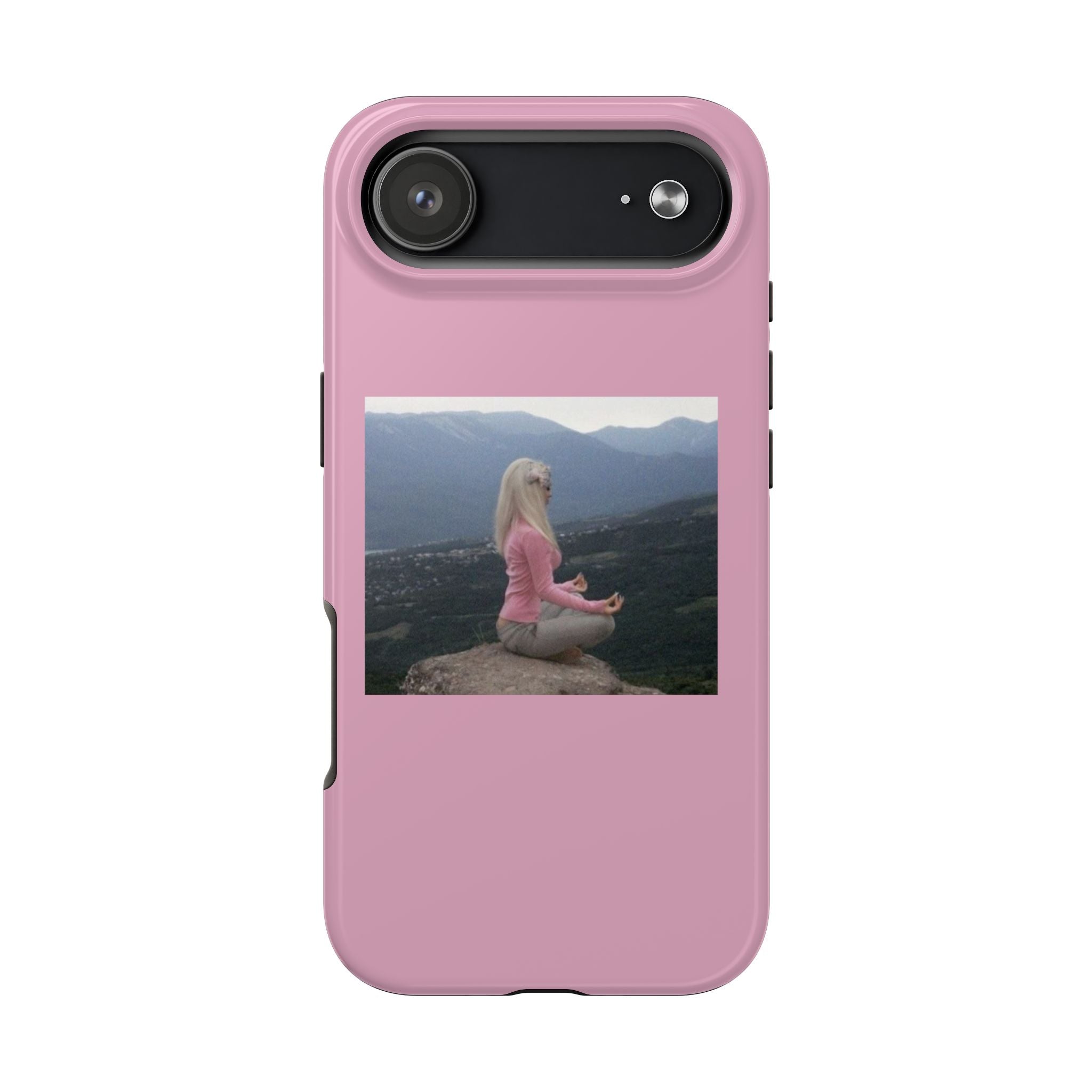 Manifestation Yoga Girl Manifesting Meme Phone Case