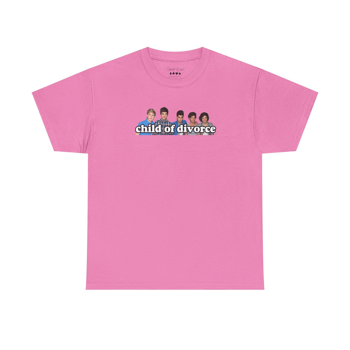 Child of Divorce 1D Fan Merch 100% Cotton T Shirt