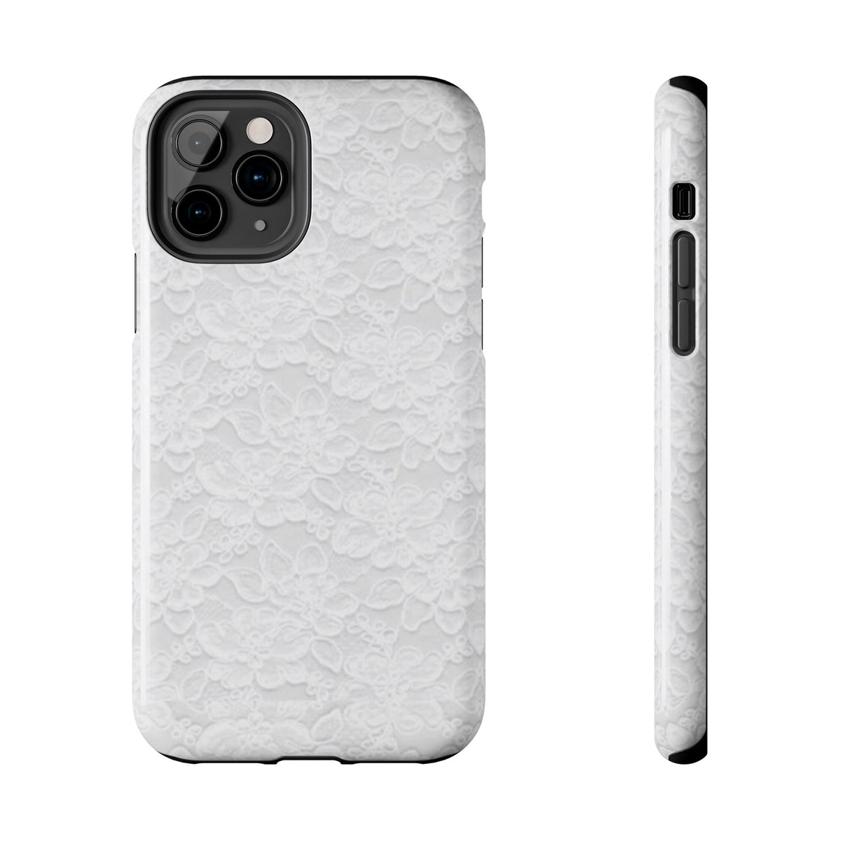 White Lace Coquette Phone Case