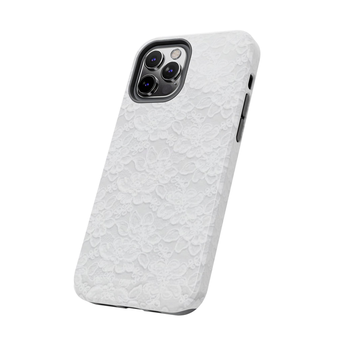 White Lace Coquette Phone Case