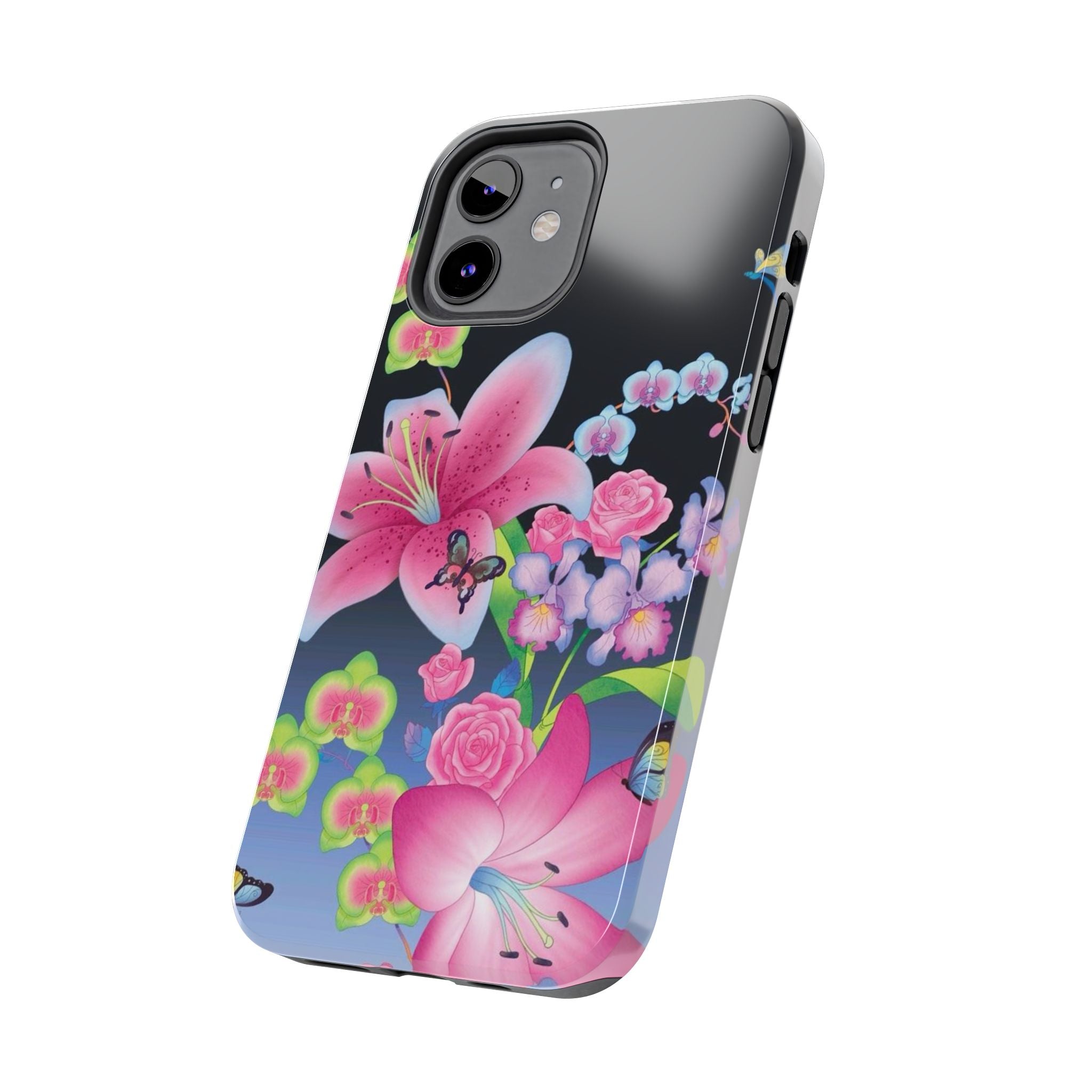 Bright Lily and Orchid  Phone Case