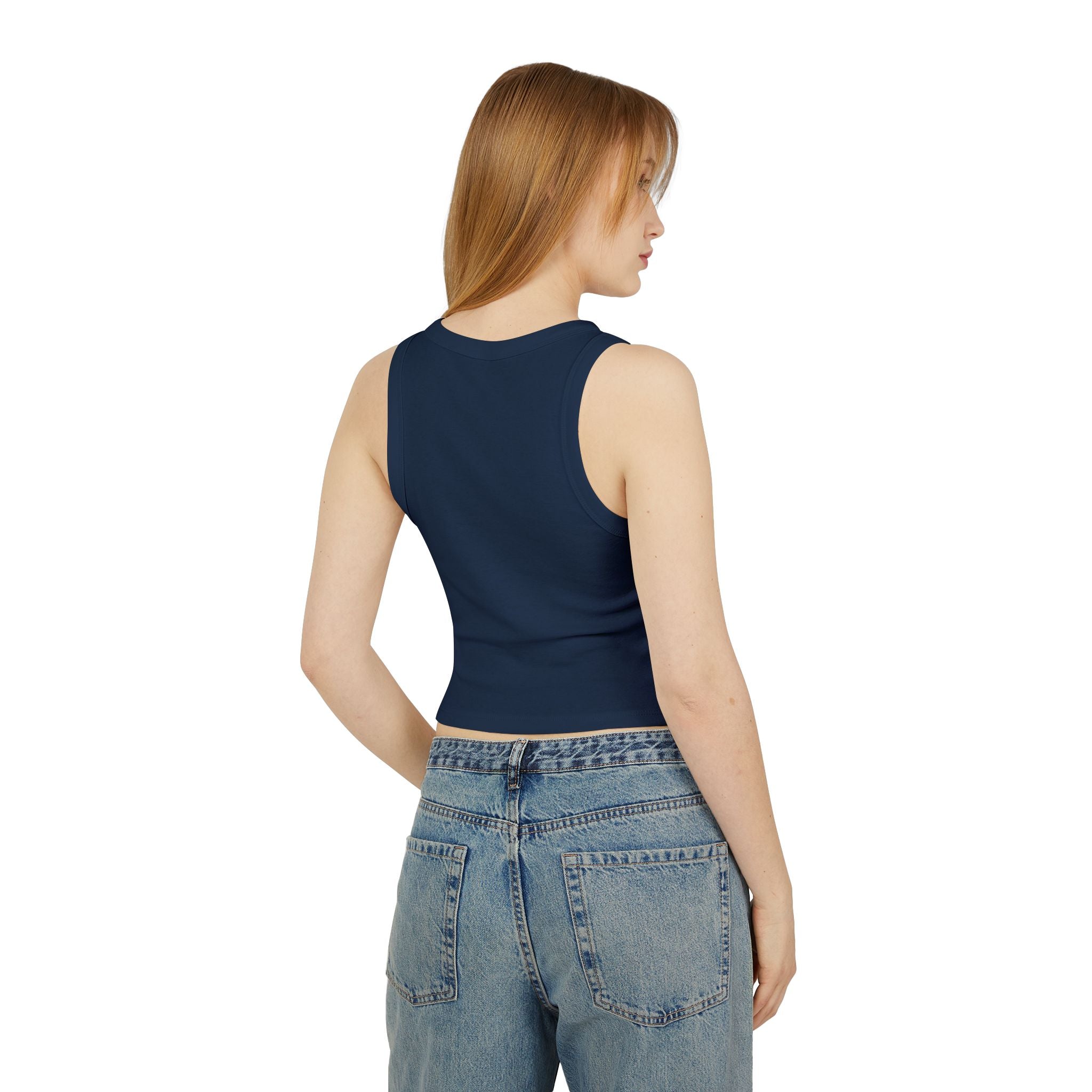 "EXPENSIVE AND DIFFICULT" Women's Micro Rib Racer Tank Top