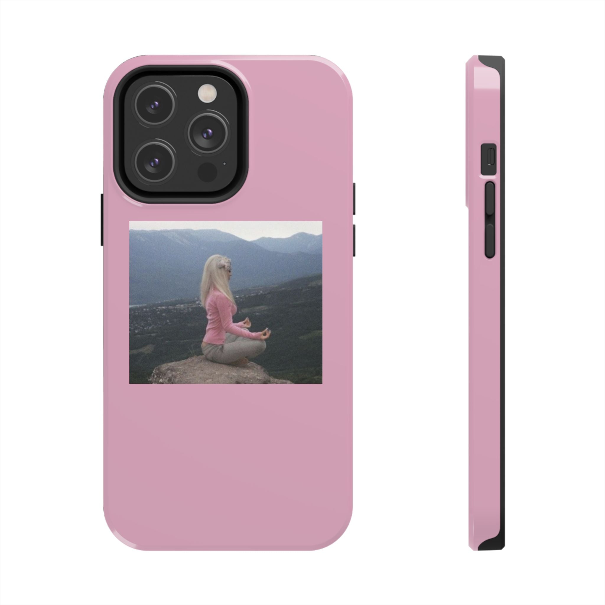 Manifestation Yoga Girl Manifesting Meme Phone Case