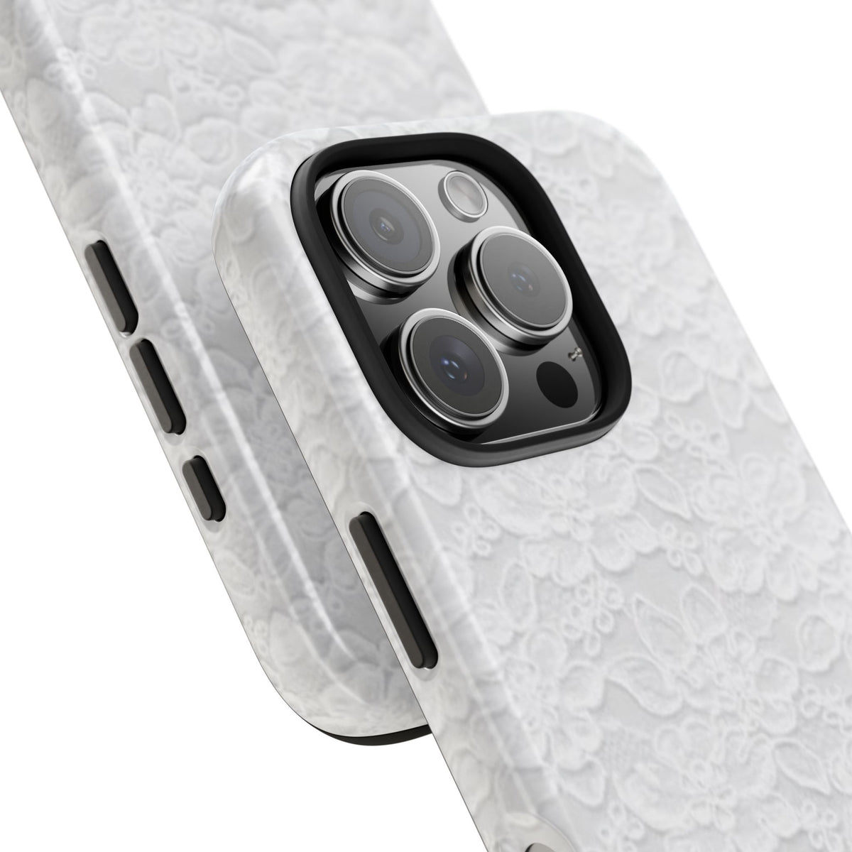 White Lace Coquette Phone Case