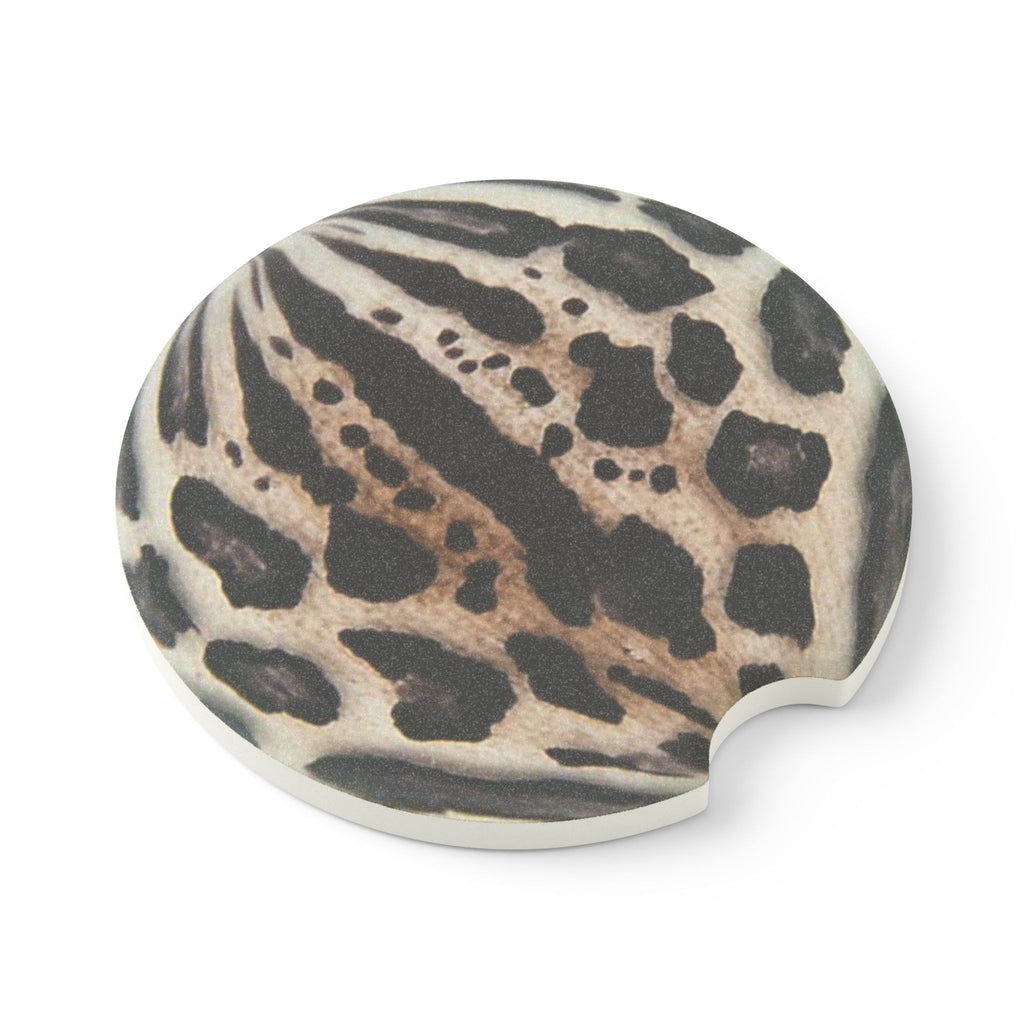 Cheetah Print Soapstone Car Coaster