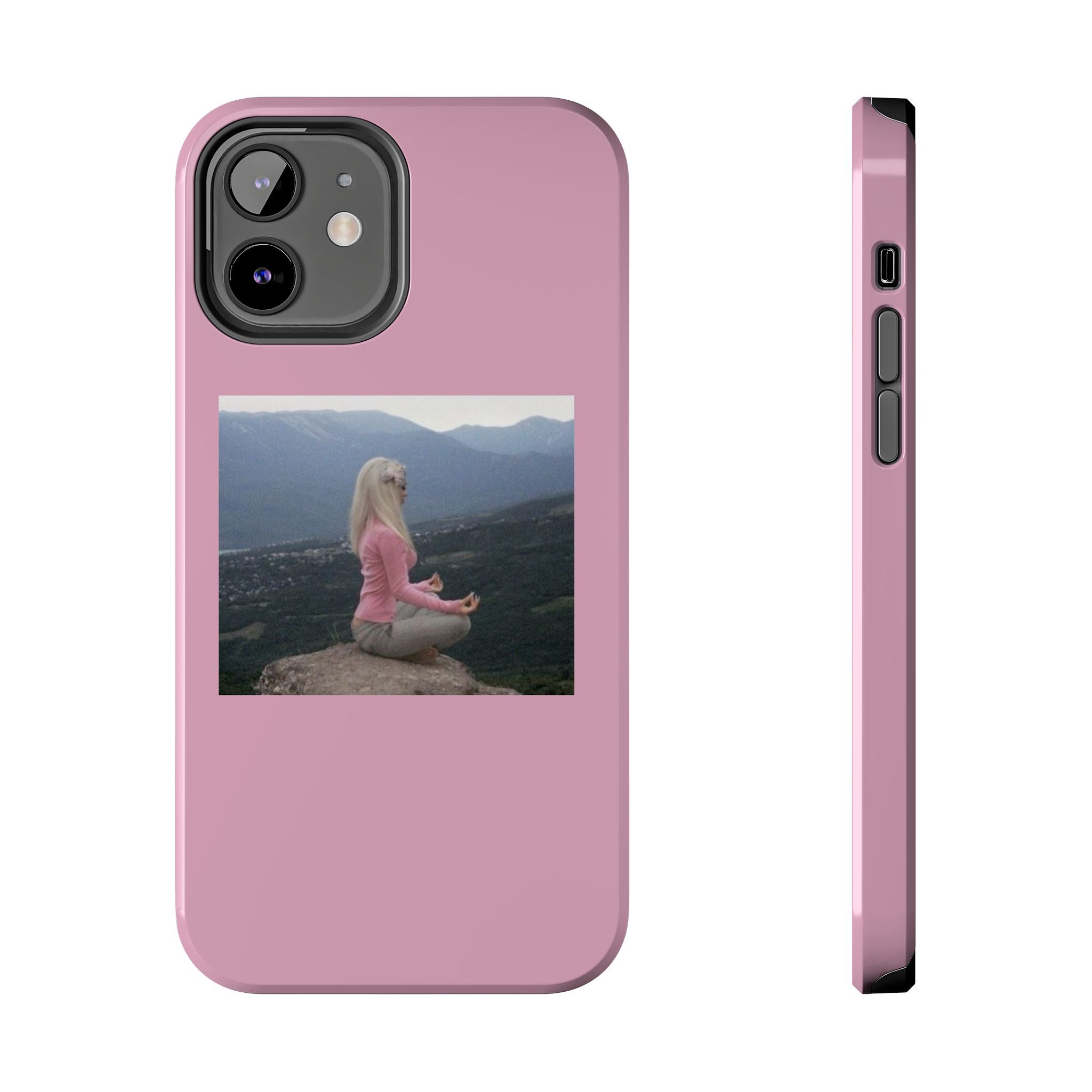Manifestation Yoga Girl Manifesting Meme Phone Case