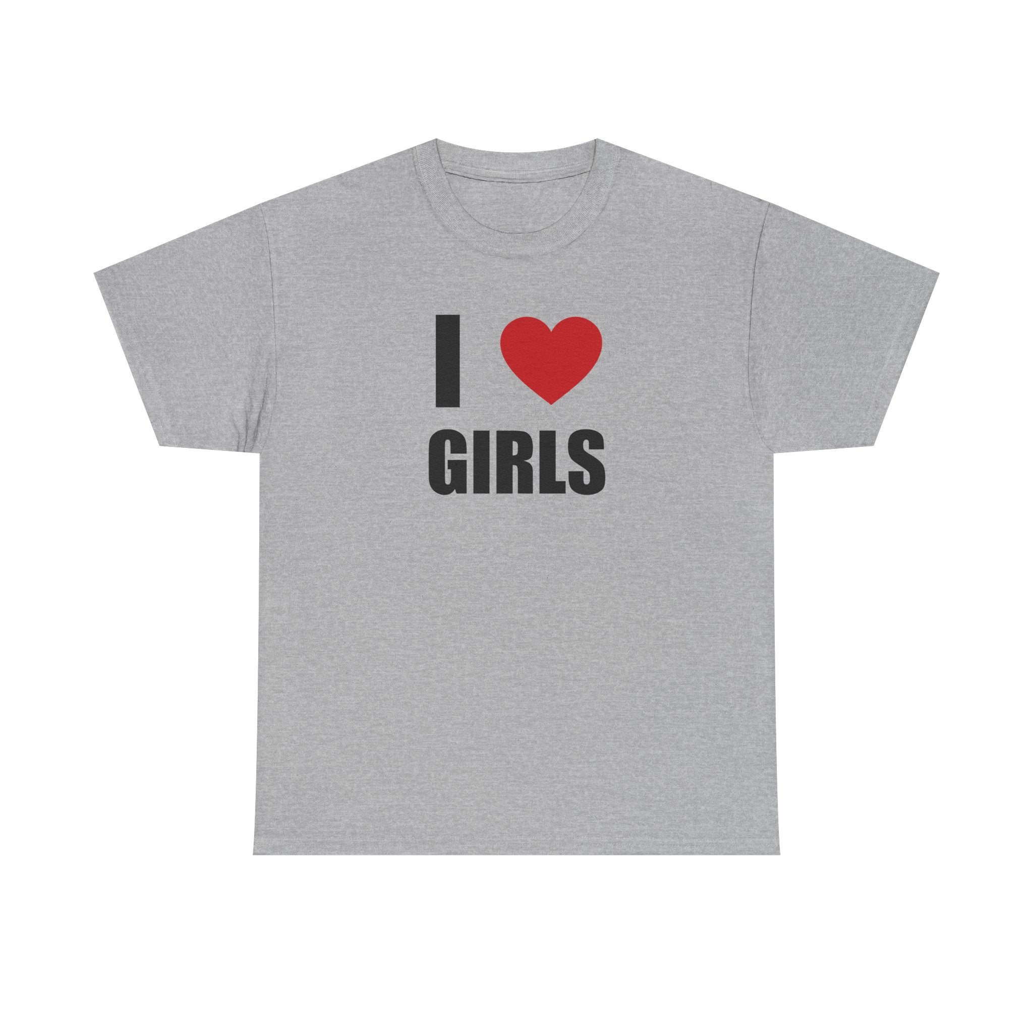 I Love Girls <3 Unisex 100% Cotton Tee
