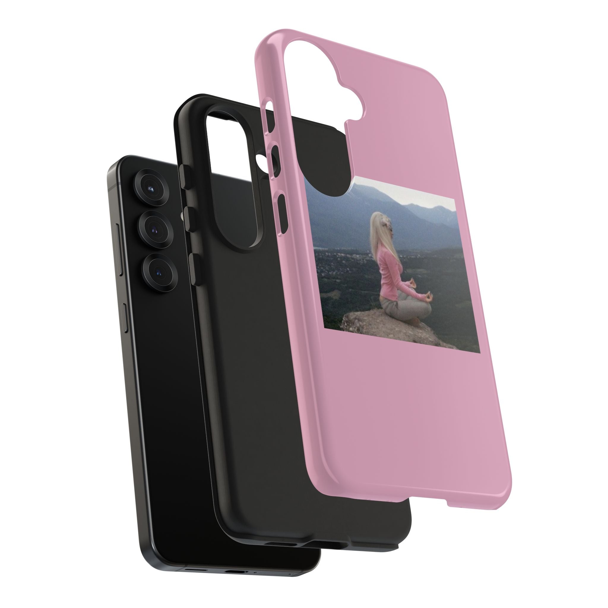 Manifestation Yoga Girl Manifesting Meme Phone Case