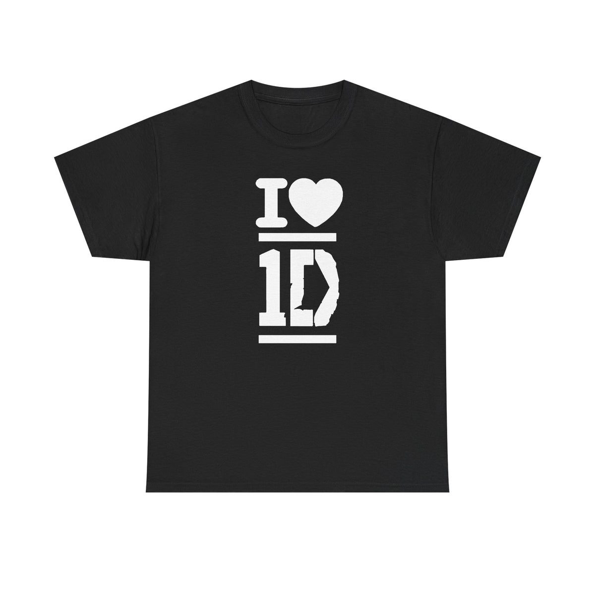 One Direction Shirt I heart 1D Harry Styles Lyric Inspired 100% Cotton Shirt