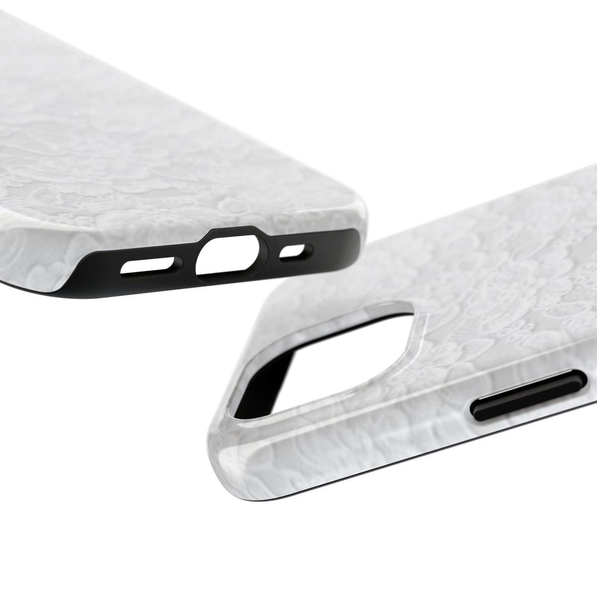 White Lace Coquette Phone Case