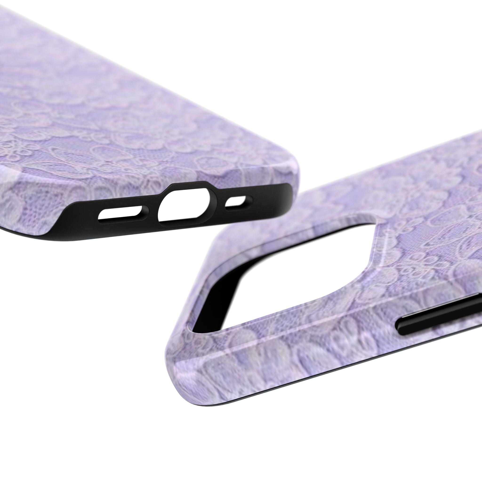 Purple Lace Cute Coquette Phone Case