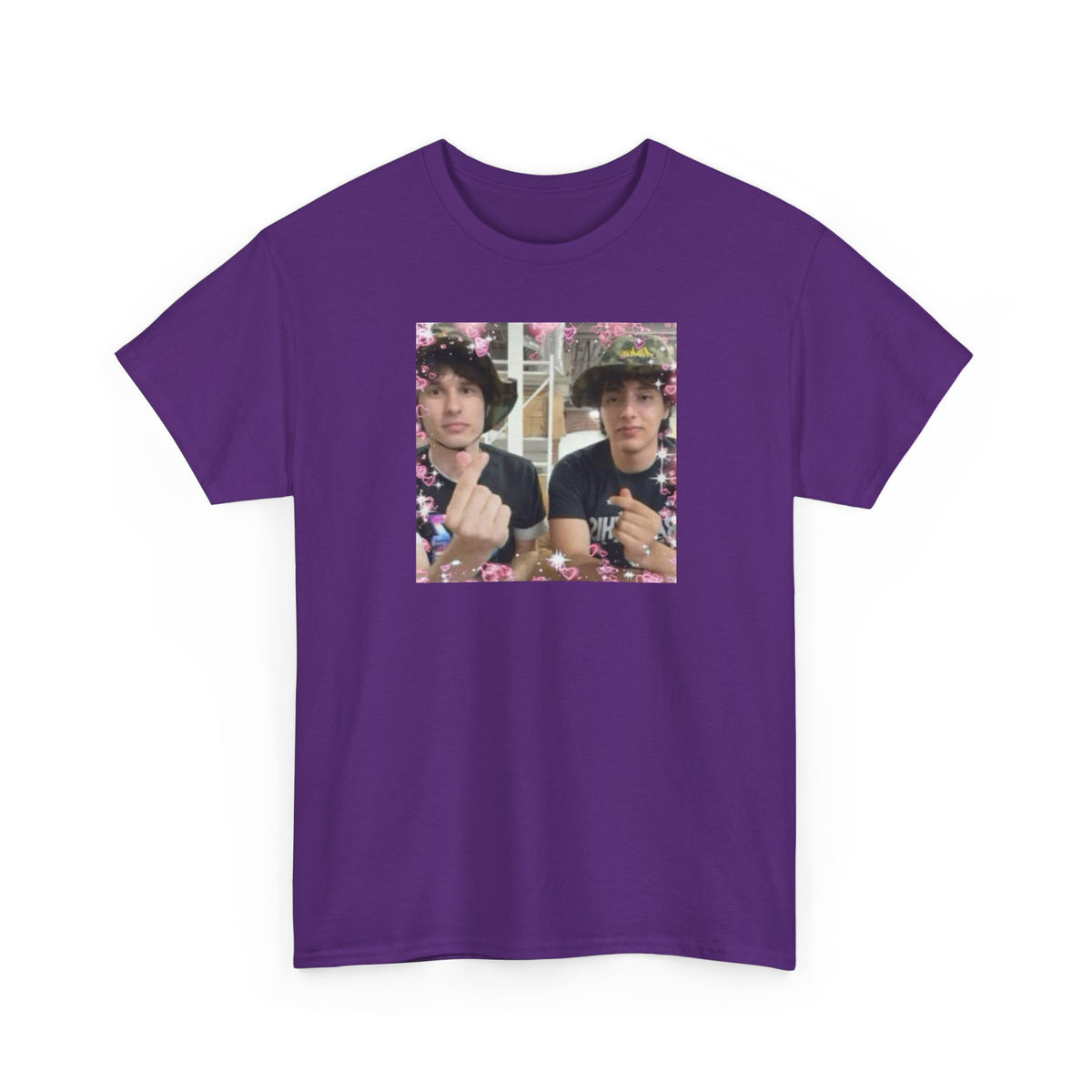 Proud Slushy Noobz Kawaii Cute Pic Martin and Hamzah Fan Merch Unisex Heavy Cotton Tee
