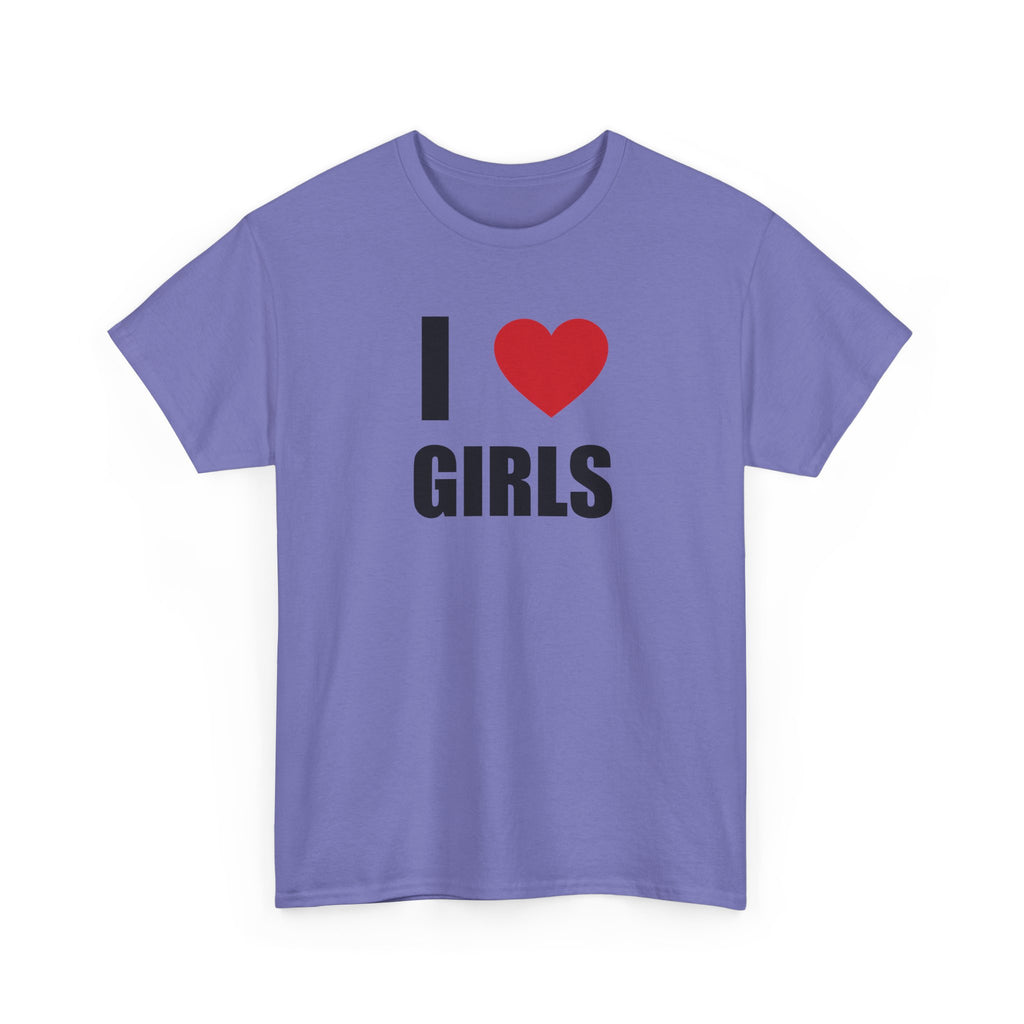 I Love Girls <3 Unisex 100% Cotton Tee