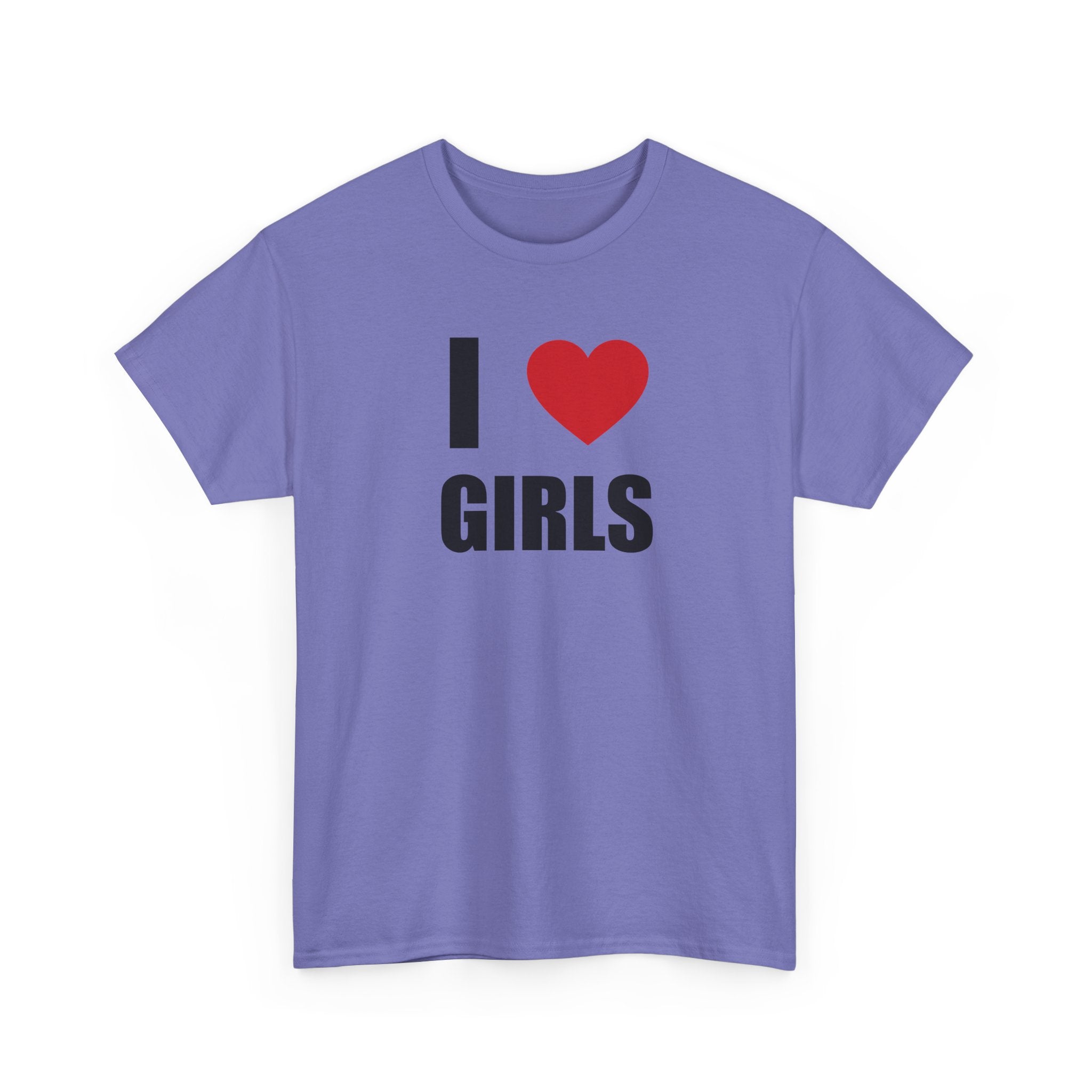 I Love Girls <3 Unisex 100% Cotton Tee