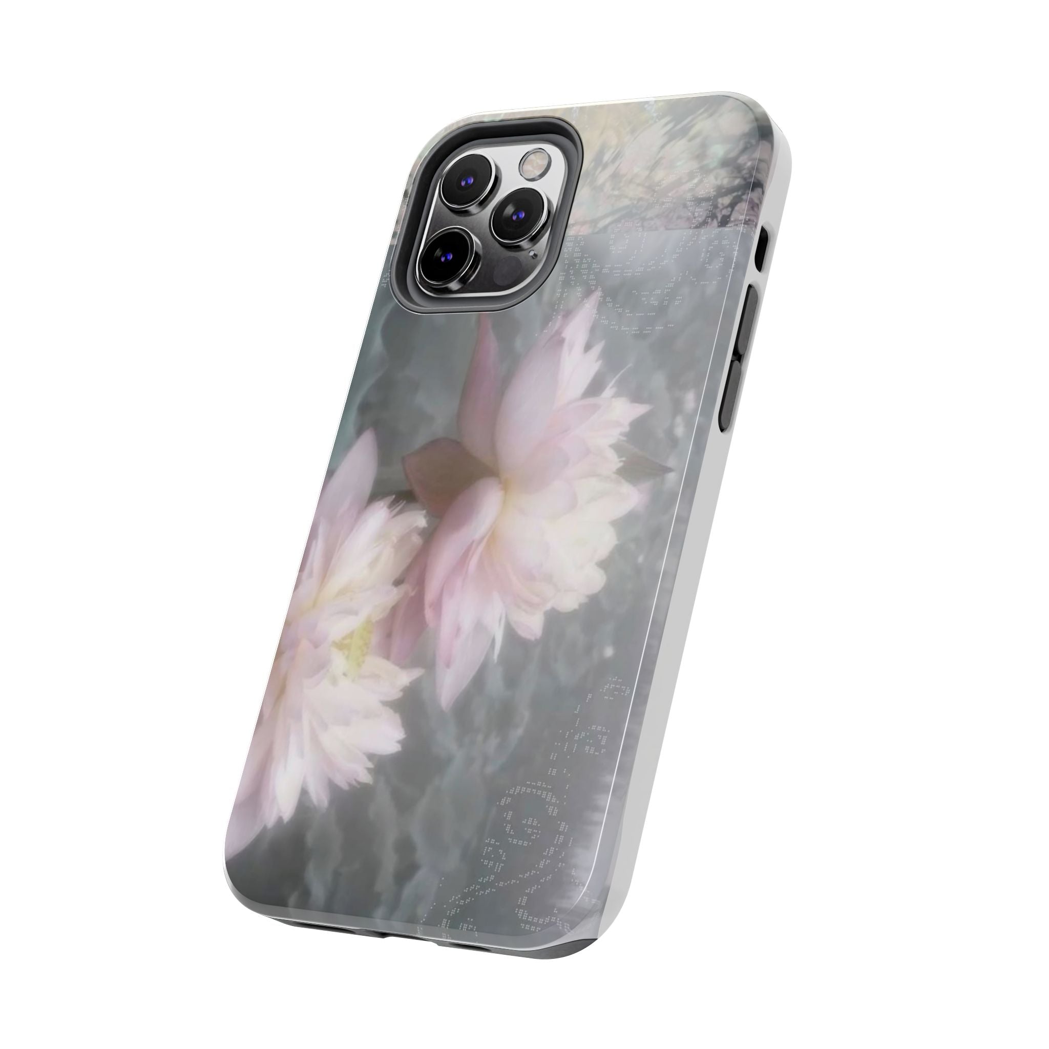 Lotus Flowers Cyber Whimsy Phone Case