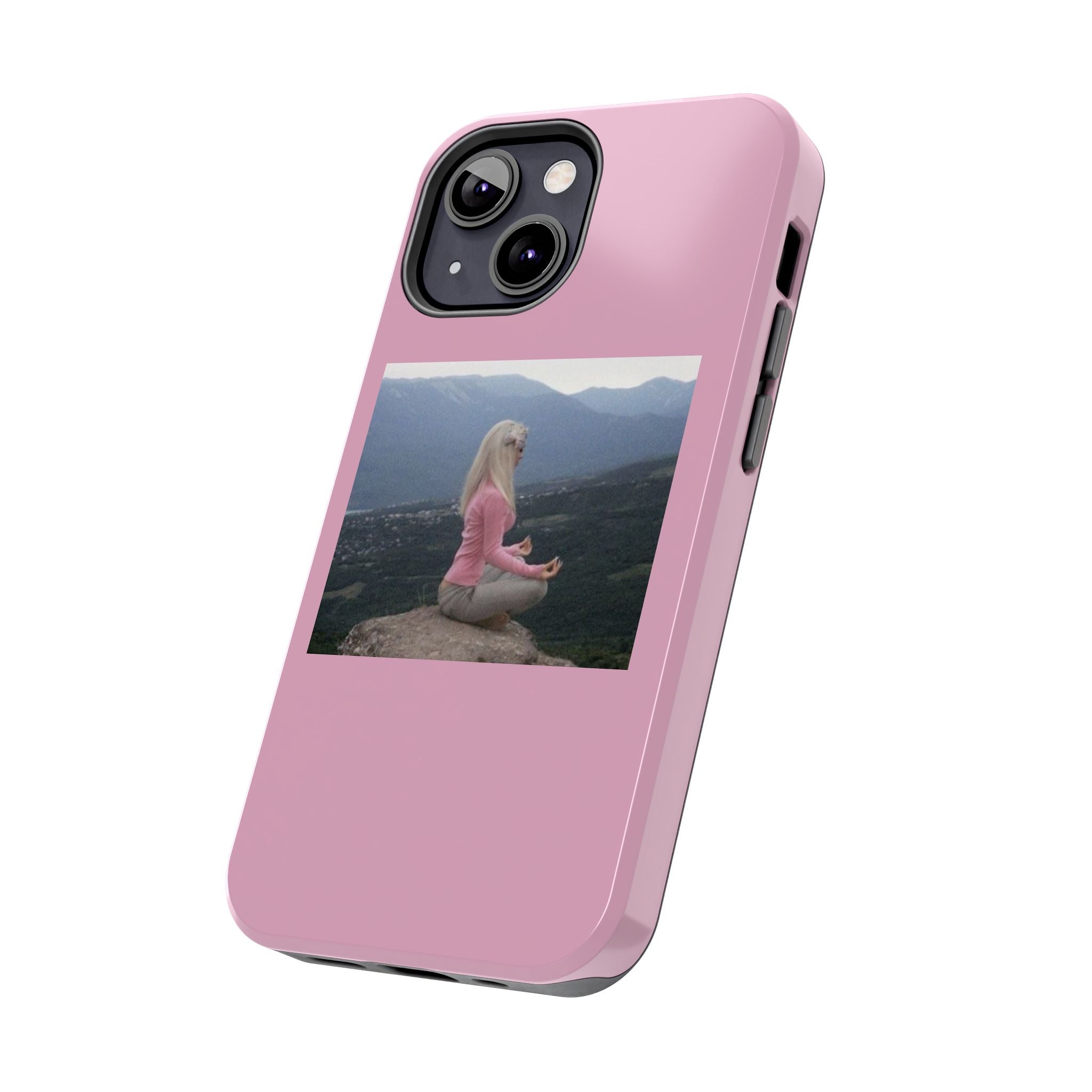 Manifestation Yoga Girl Manifesting Meme Phone Case