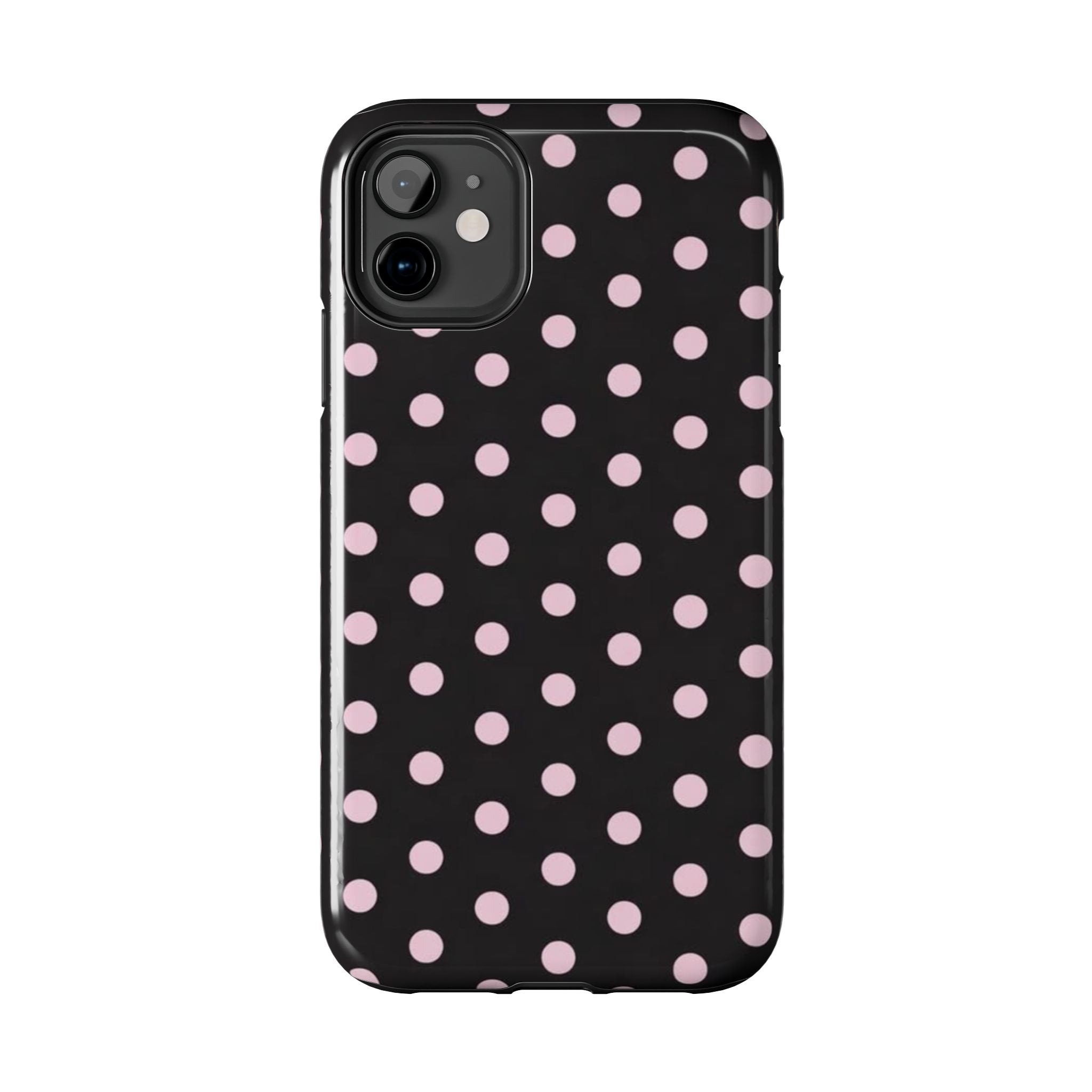 Black and Pink Spots Phone Case